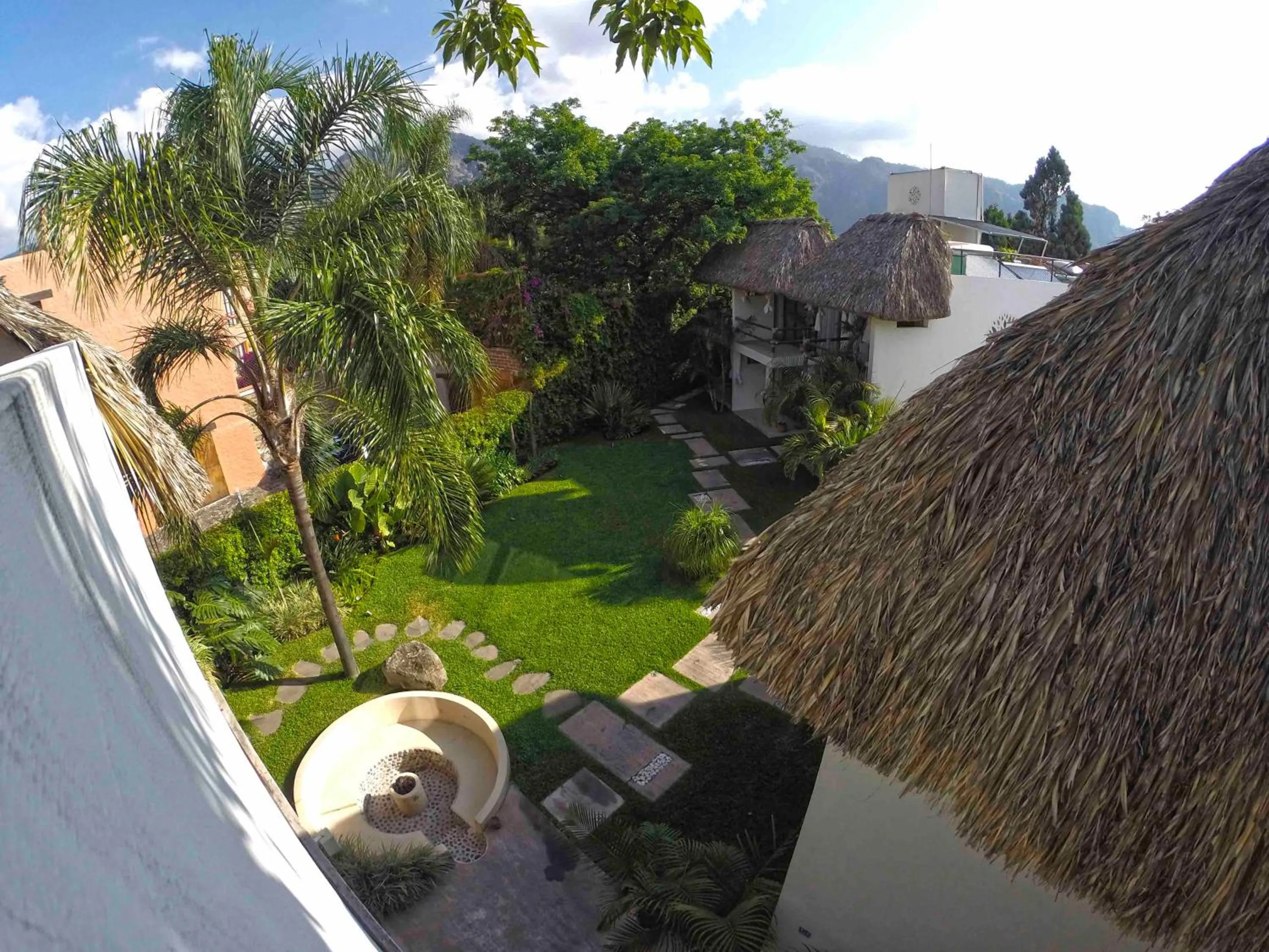 Garden view in Mocca Hotels