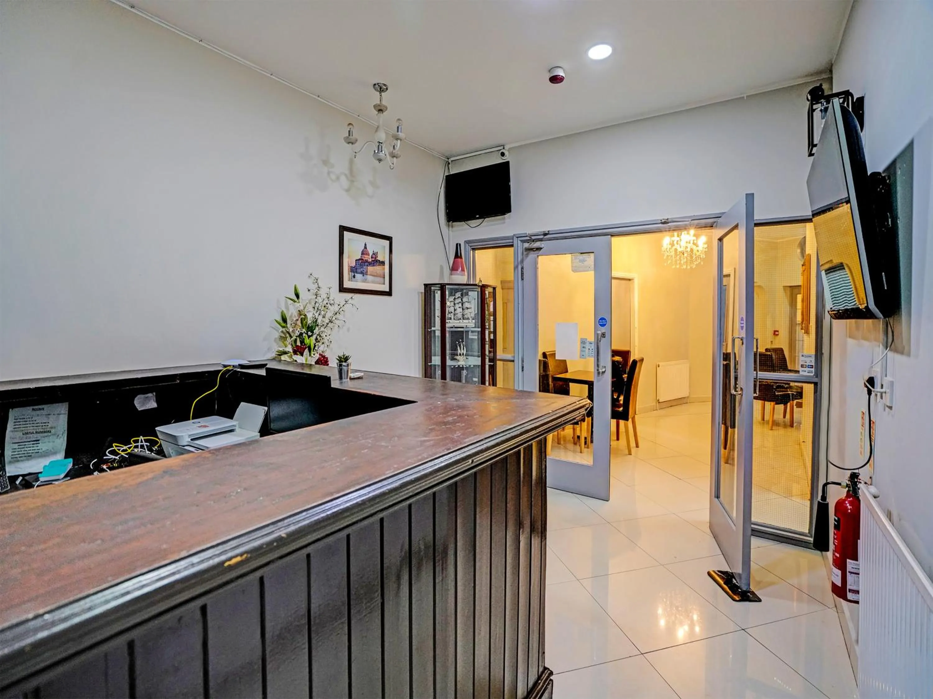 Lobby or reception in Weaste Hotel, West Manchester Hotel