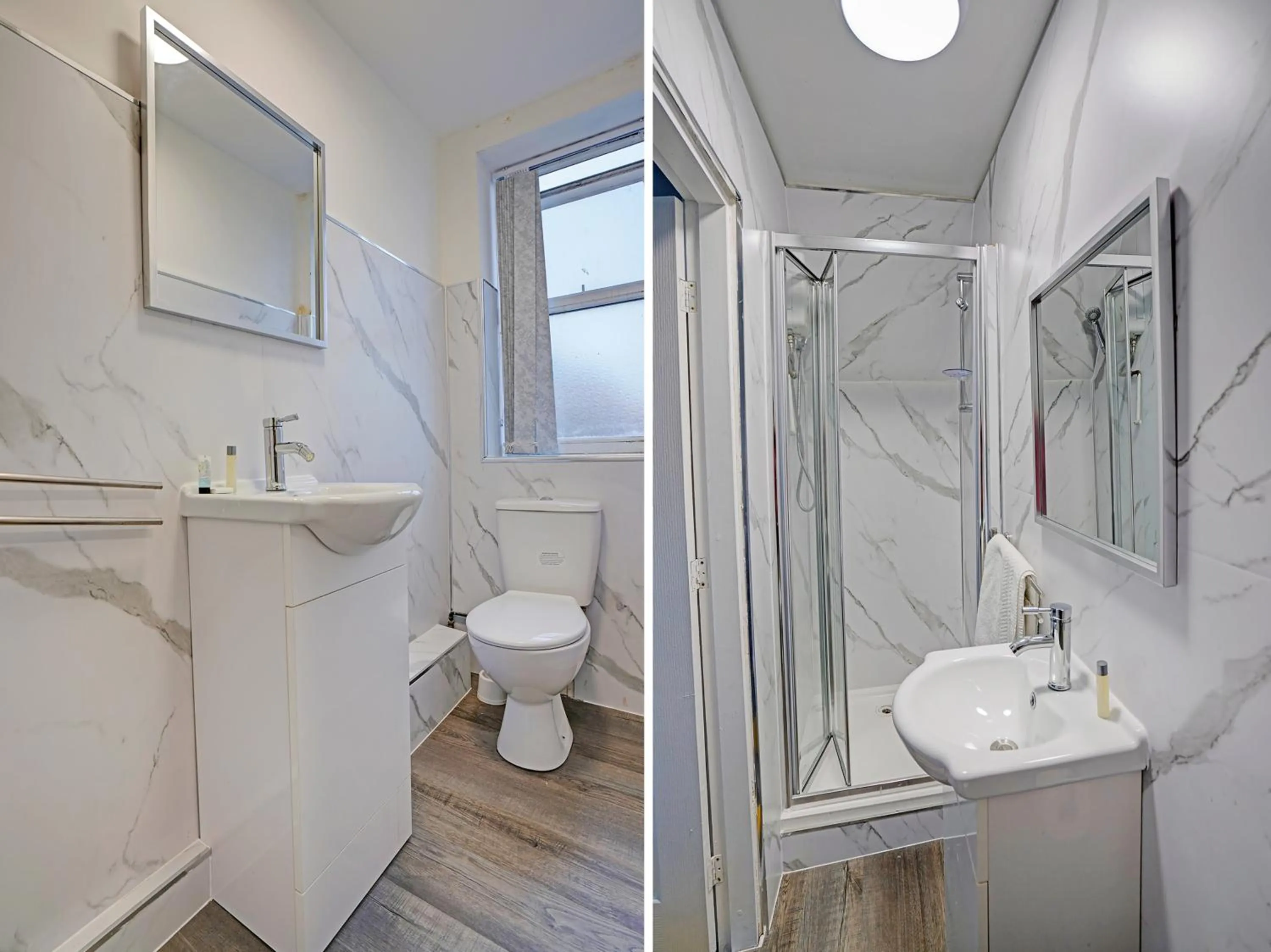 Shower in Weaste Hotel, West Manchester Hotel