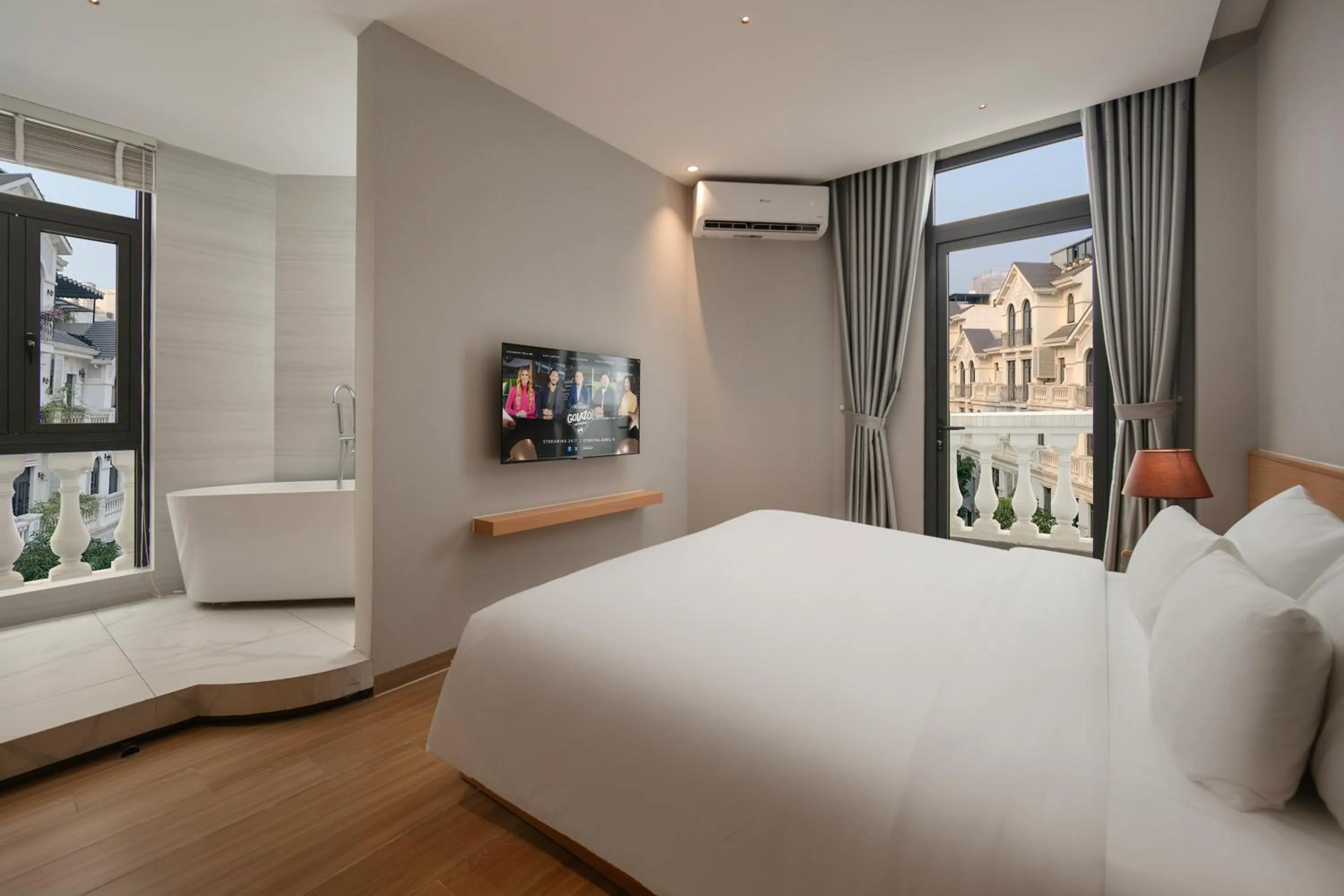 Bedroom, Bed in PCA HOTEL 1 - Vinhomes Ocean Park