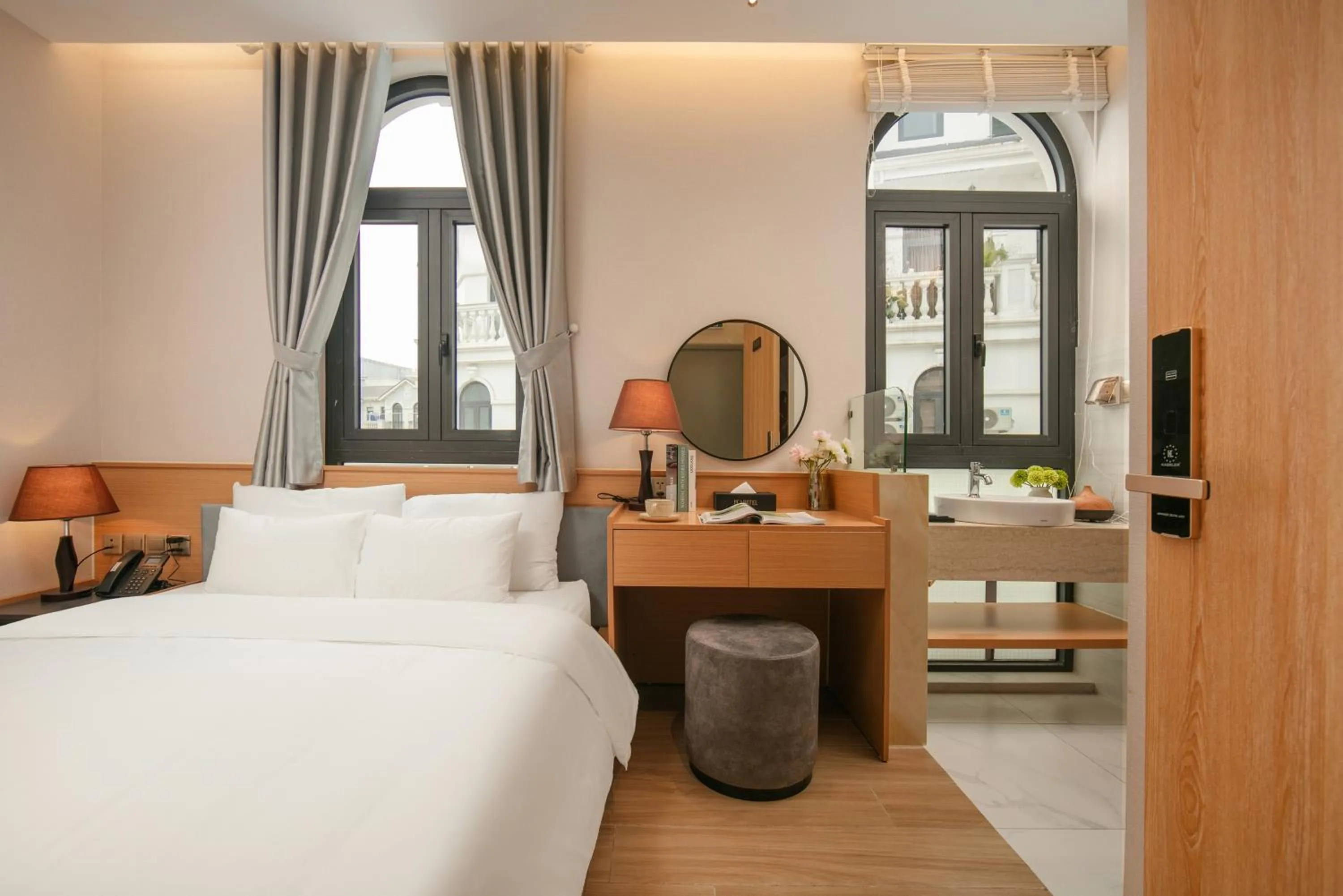 Bedroom, Bed in PCA HOTEL 1 - Vinhomes Ocean Park