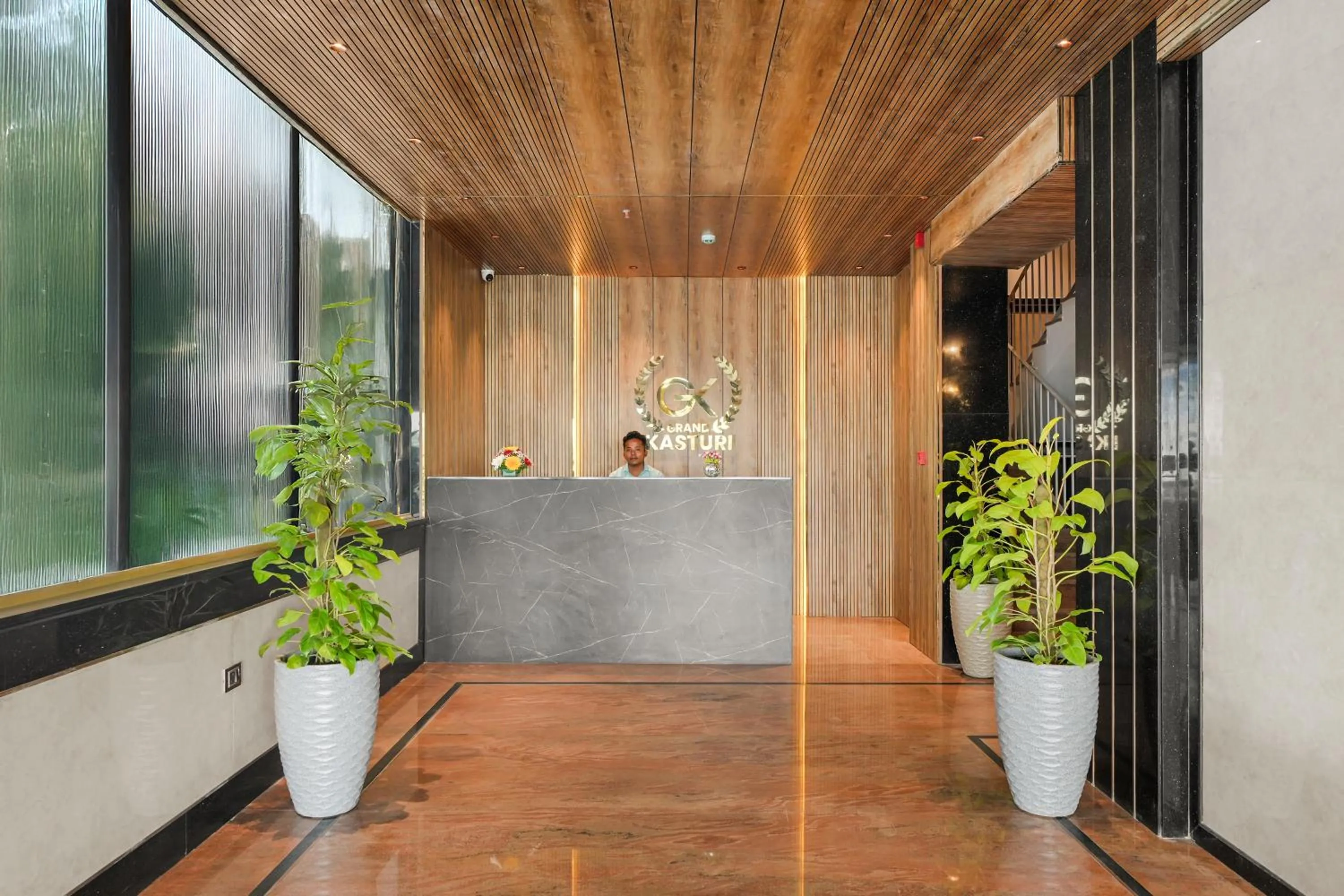 Lobby or reception in Hotel Grand Kasturi