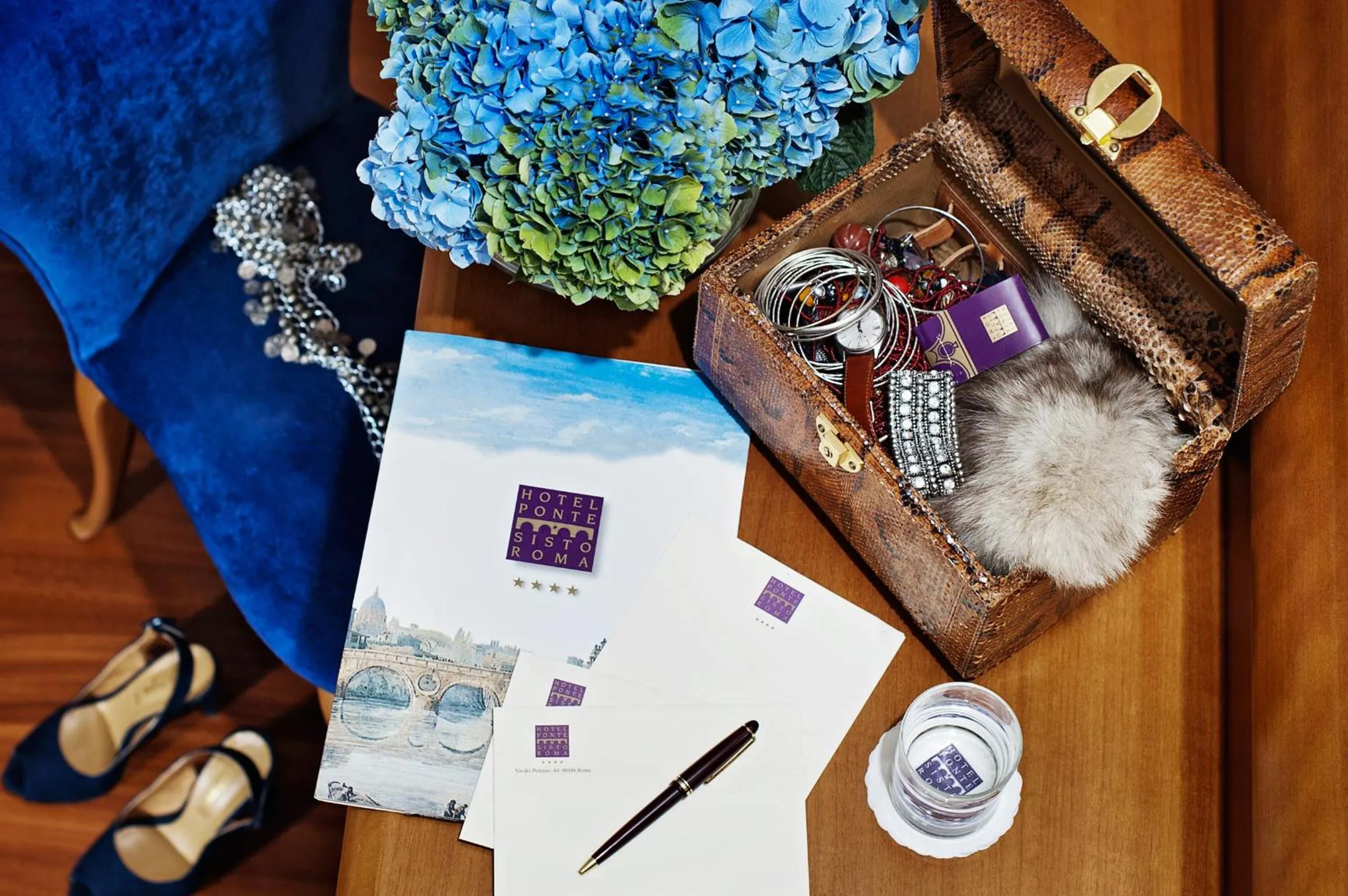 Decorative detail in Hotel Ponte Sisto