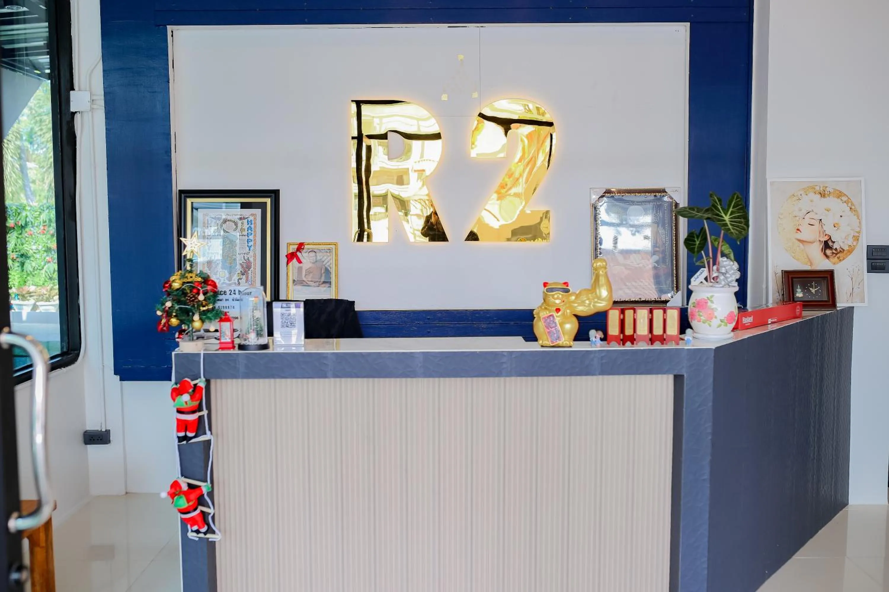 Lobby or reception in R2 Bed and Pool Kanchanaburi