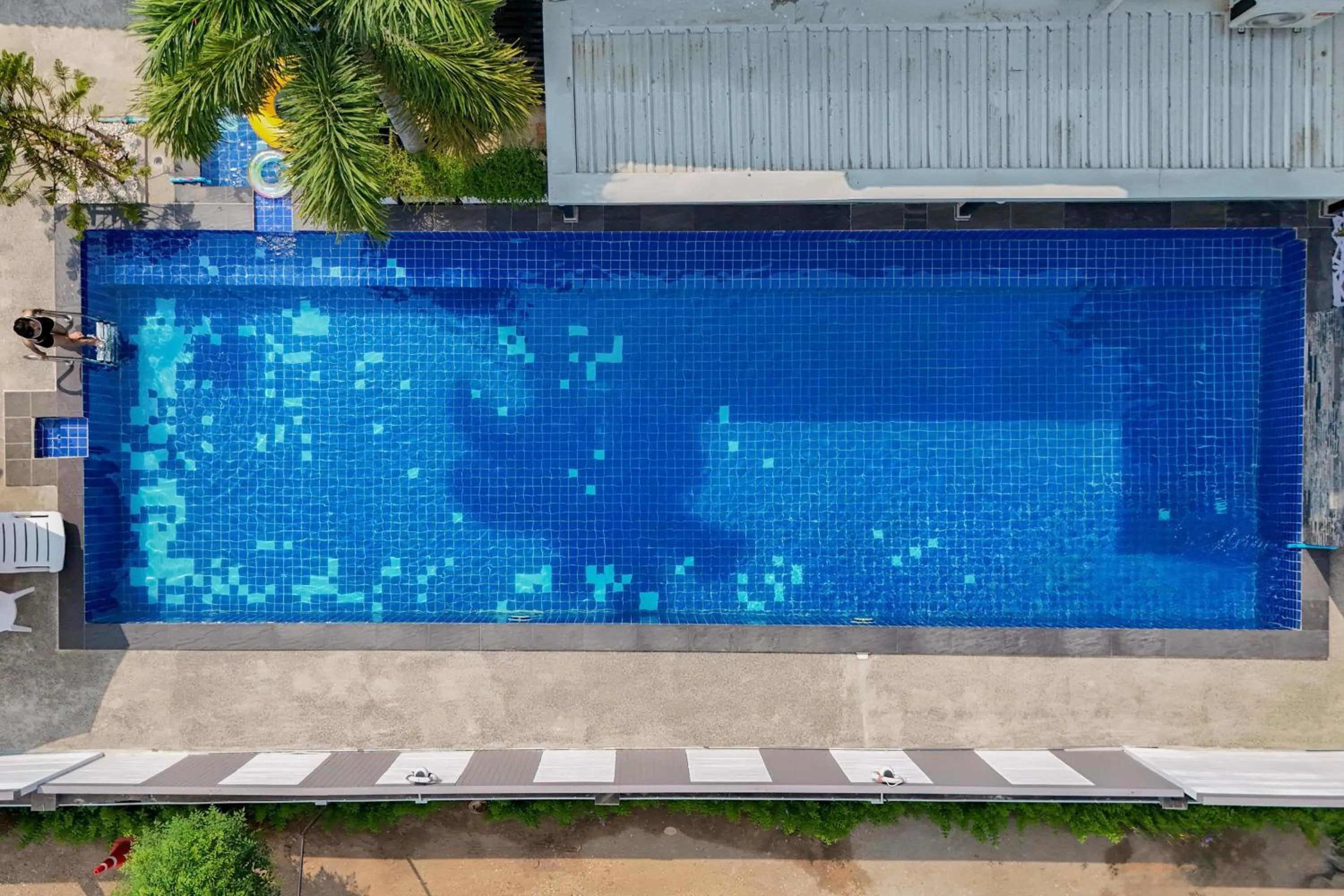 Swimming pool in R2 Bed and Pool Kanchanaburi