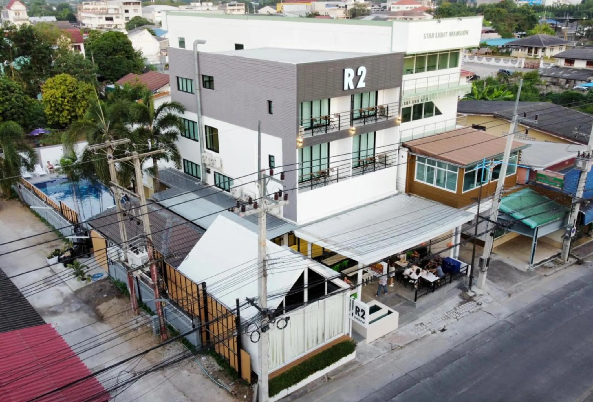 Bird's eye view in R2 Bed and Pool Kanchanaburi