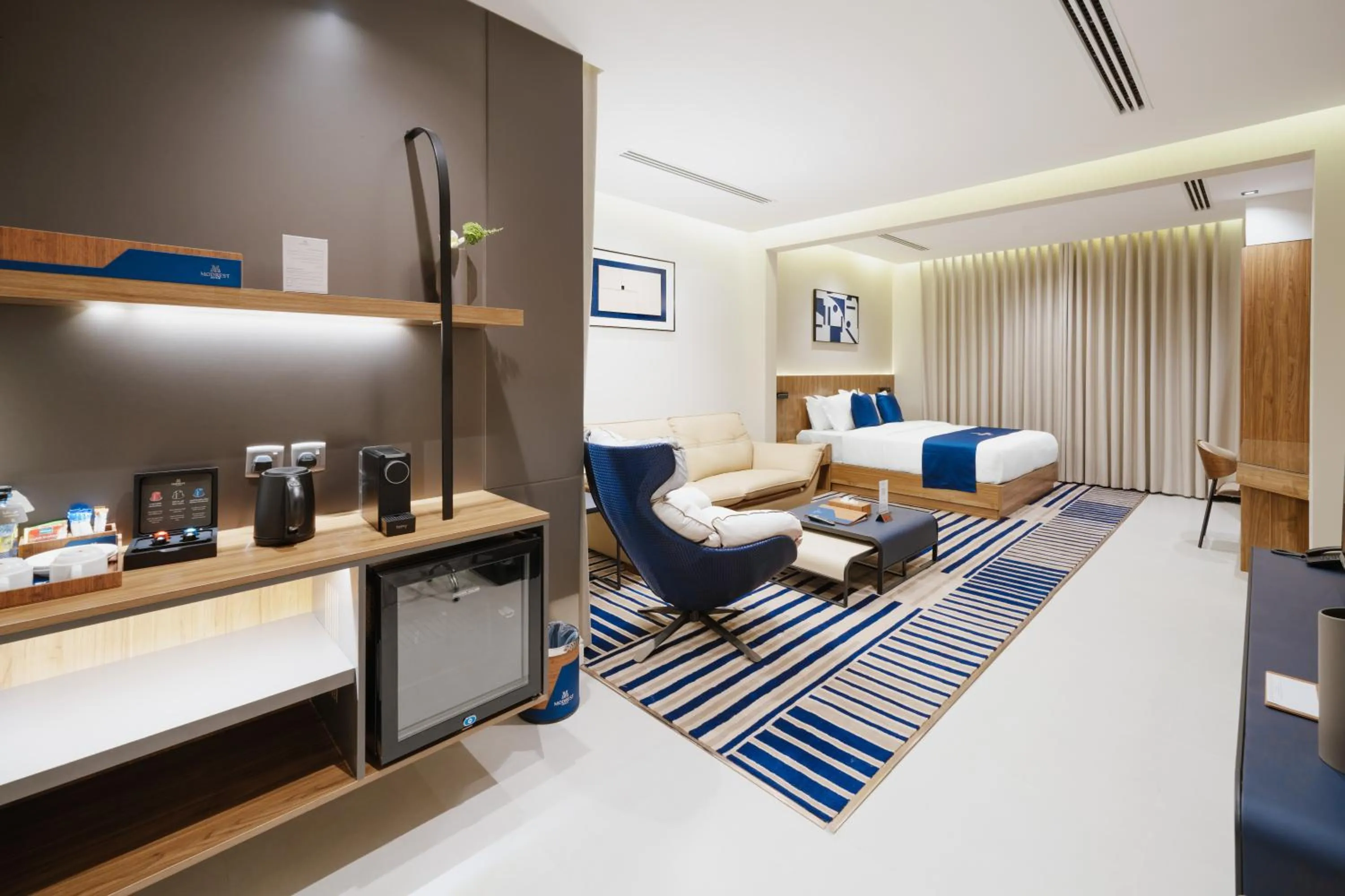 Bed in Modrest Hotel