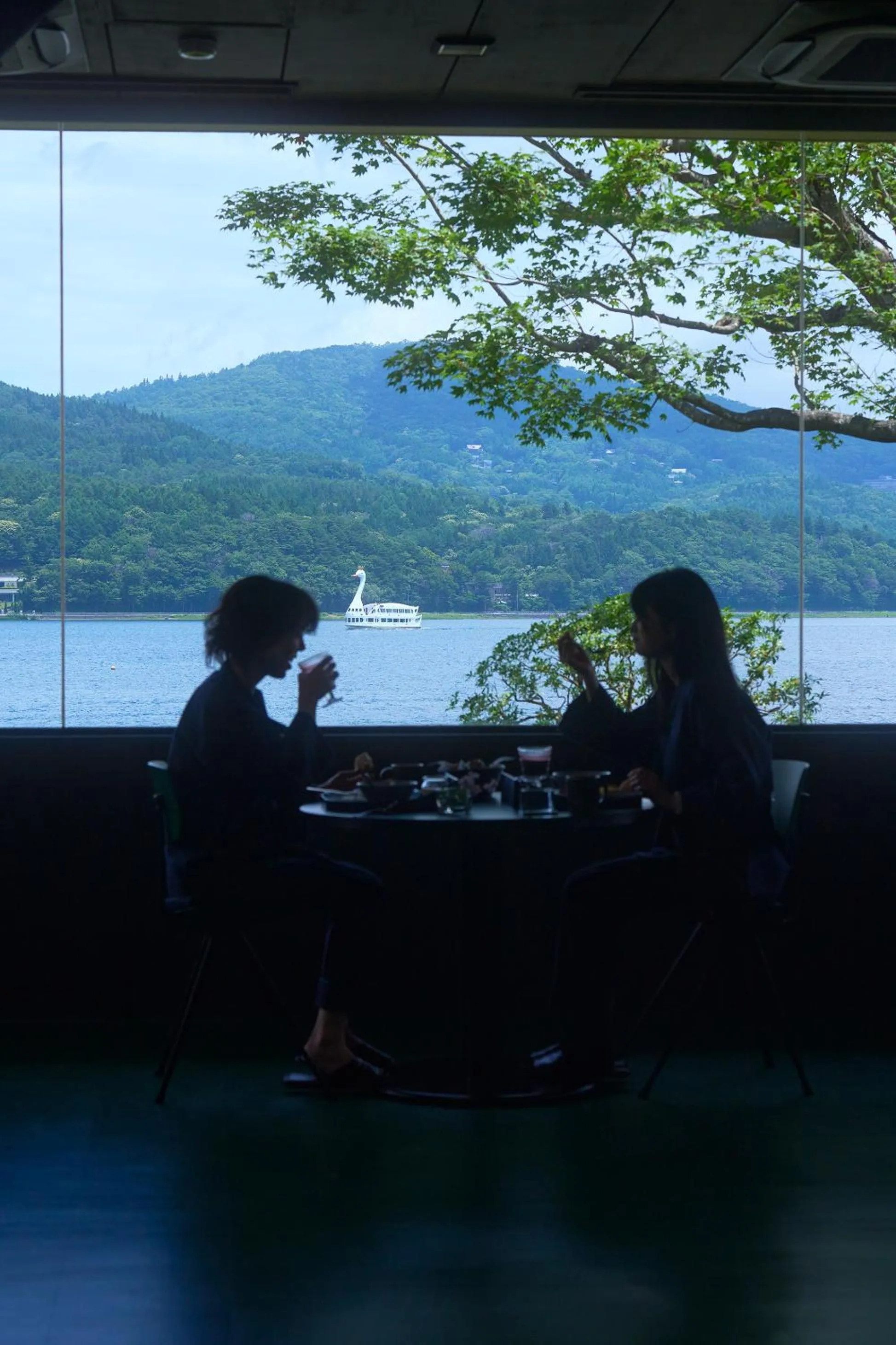 Dining area in Mt Fuji View and Private Sauna Ryokan Shizuku しずく