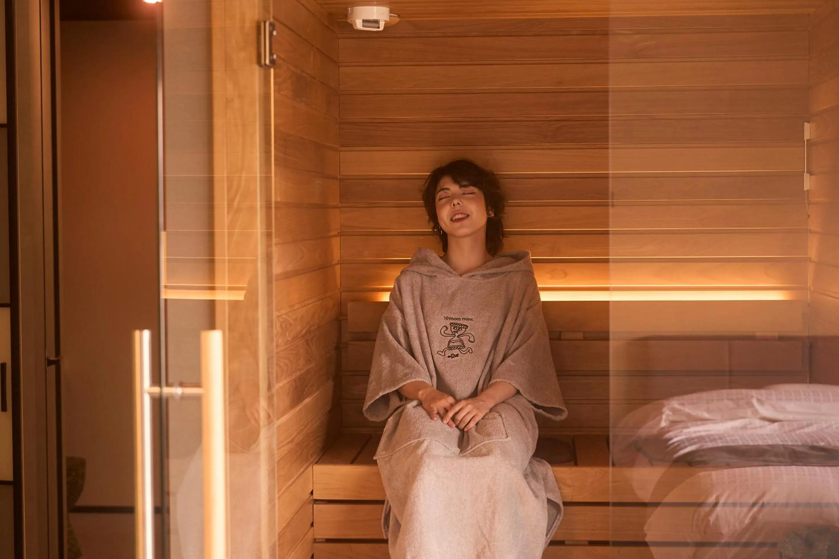 Sauna in Mt Fuji View and Private Sauna Ryokan Shizuku しずく