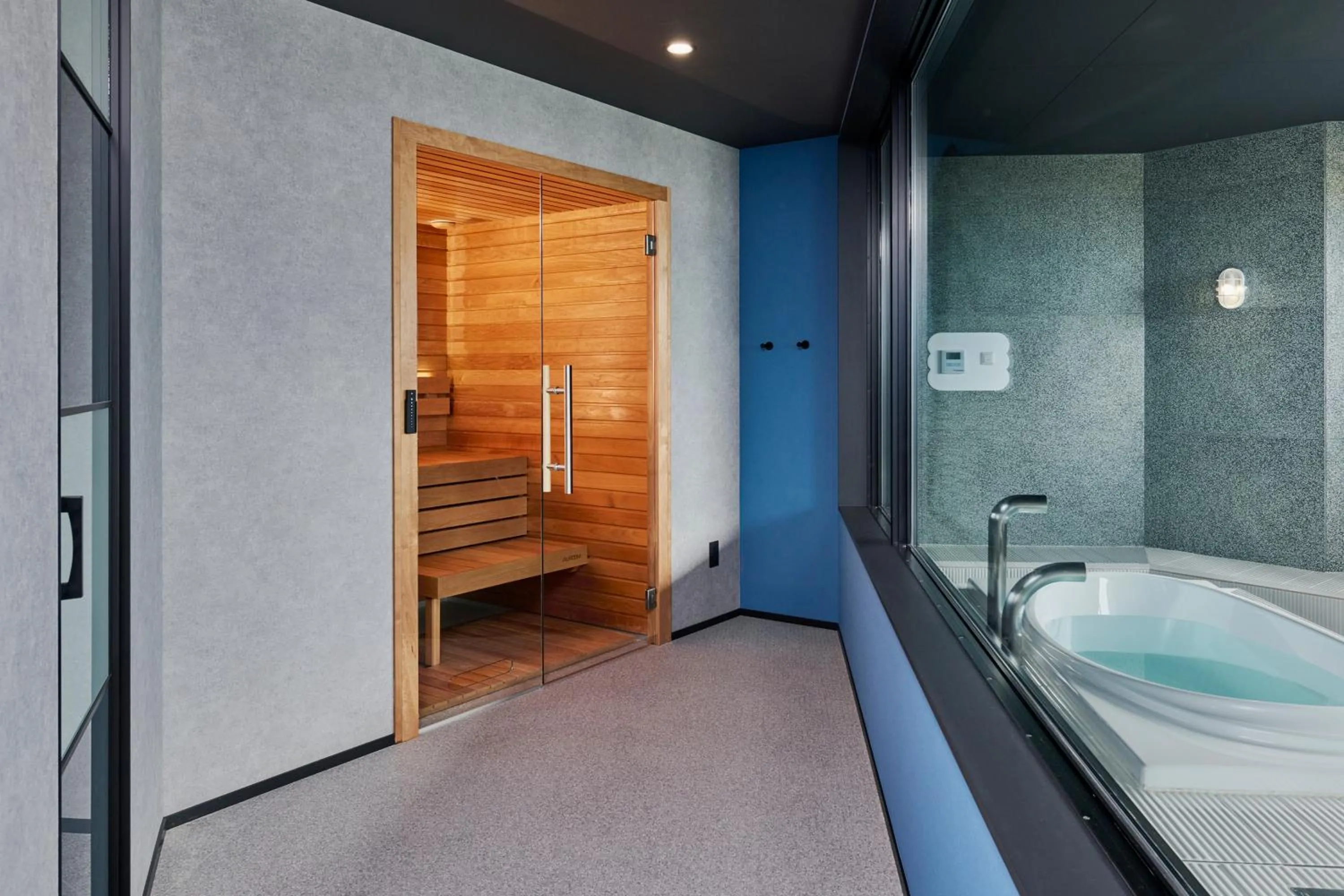 Sauna in Mt Fuji View and Private Sauna Ryokan Shizuku しずく