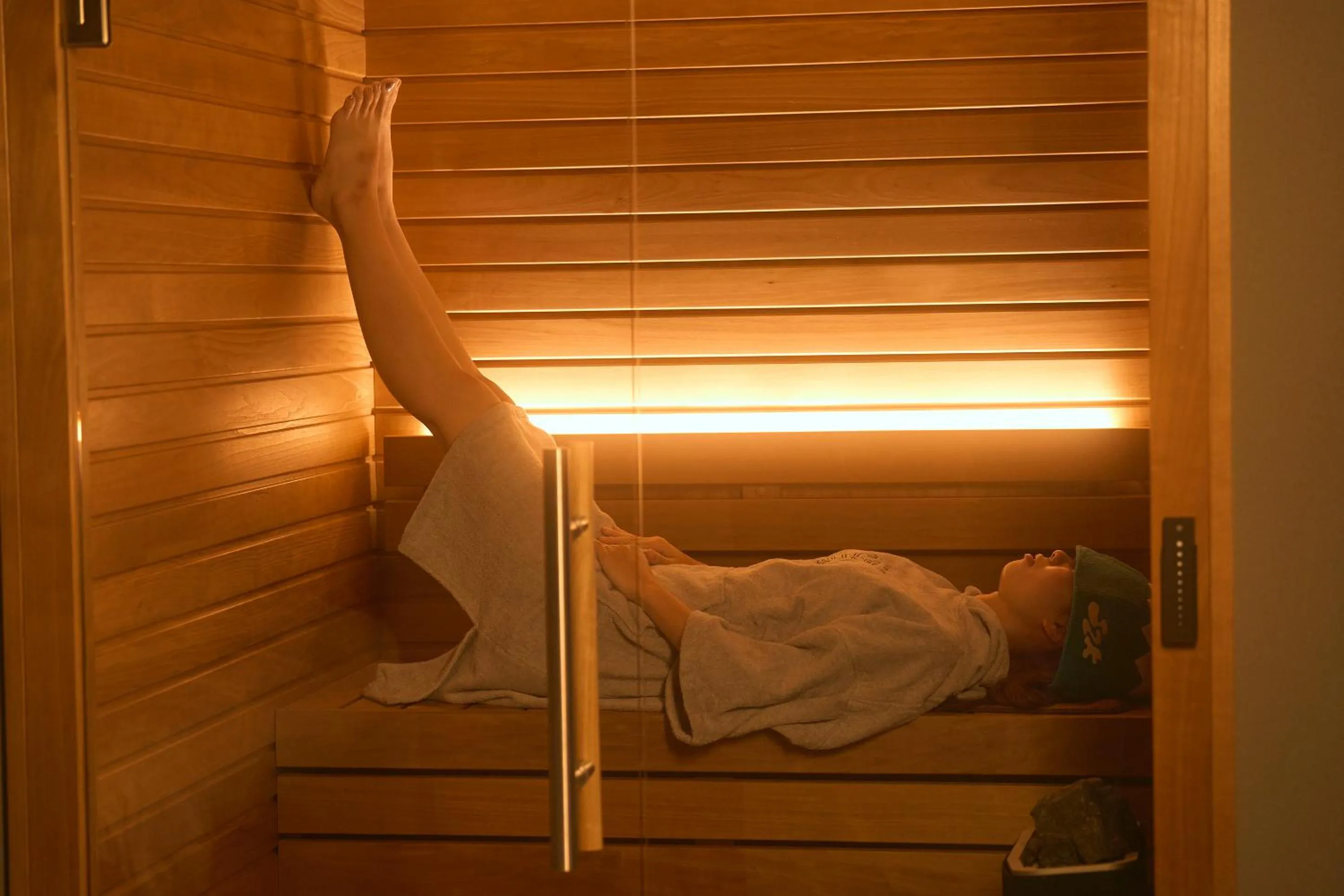 Sauna in Mt Fuji View and Private Sauna Ryokan Shizuku しずく