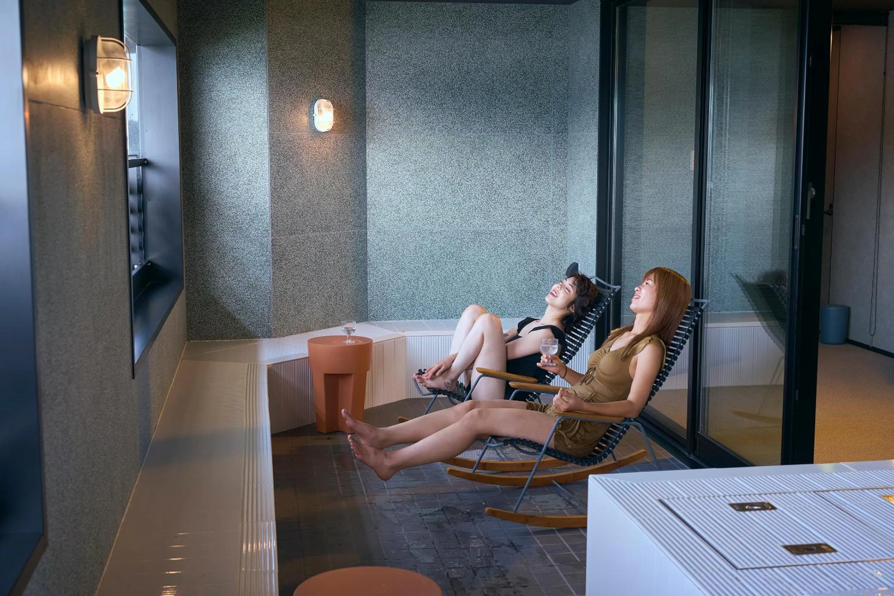 Balcony/Terrace in Mt Fuji View and Private Sauna Ryokan Shizuku しずく