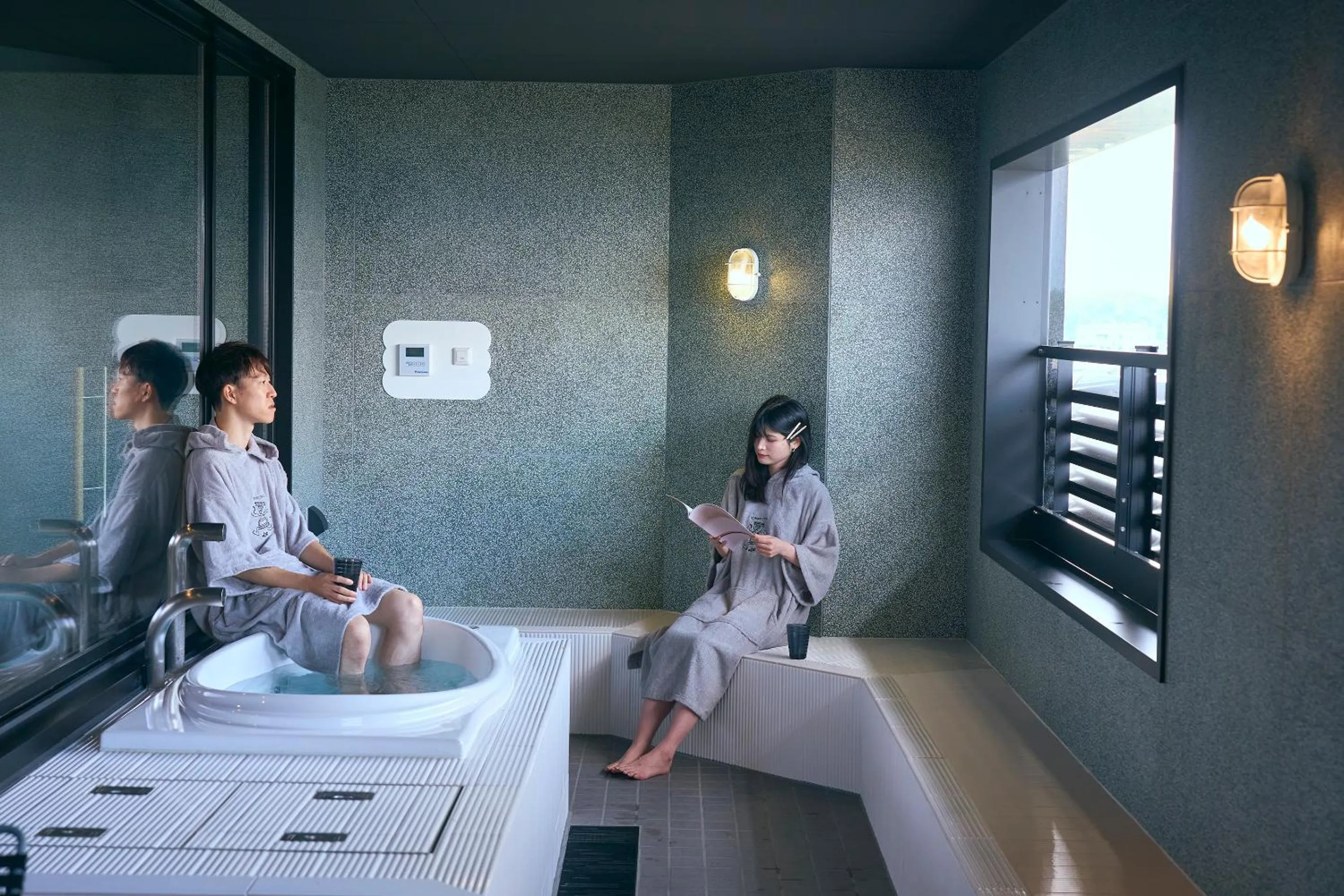 Balcony/Terrace in Mt Fuji View and Private Sauna Ryokan Shizuku しずく