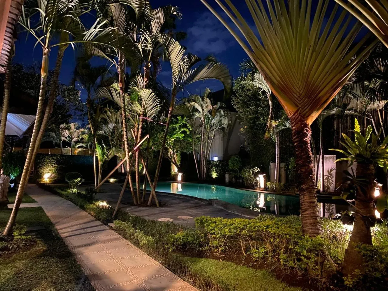 Night in The Radian Villa