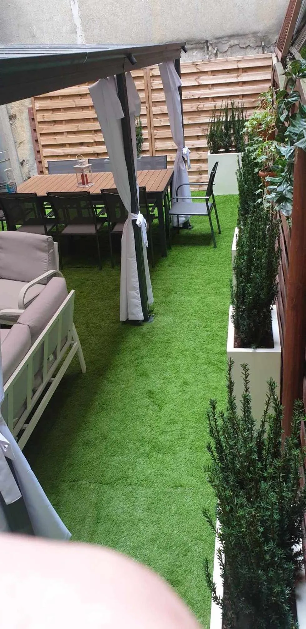 Garden view in Amber Hostel