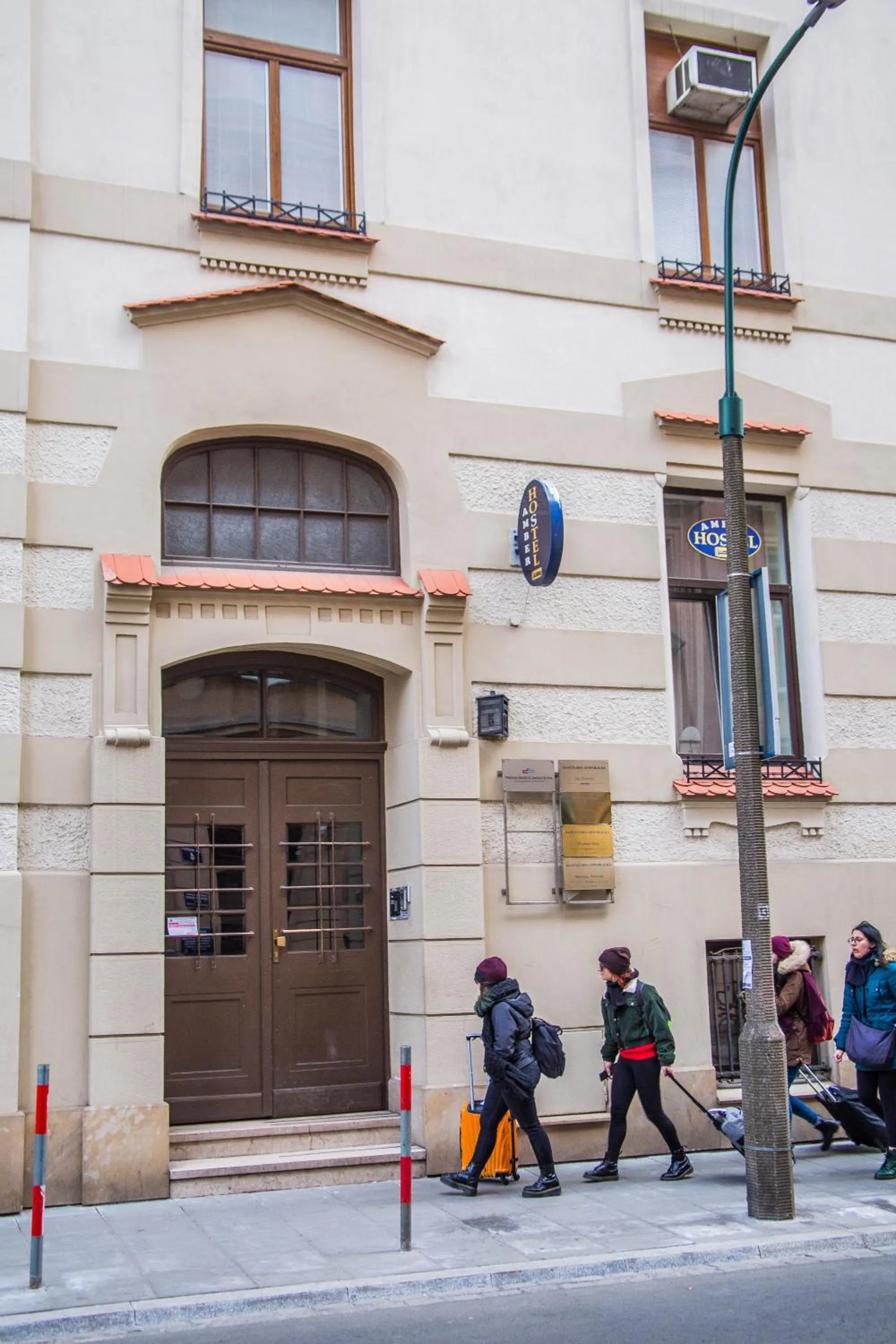 Facade/entrance in Amber Hostel