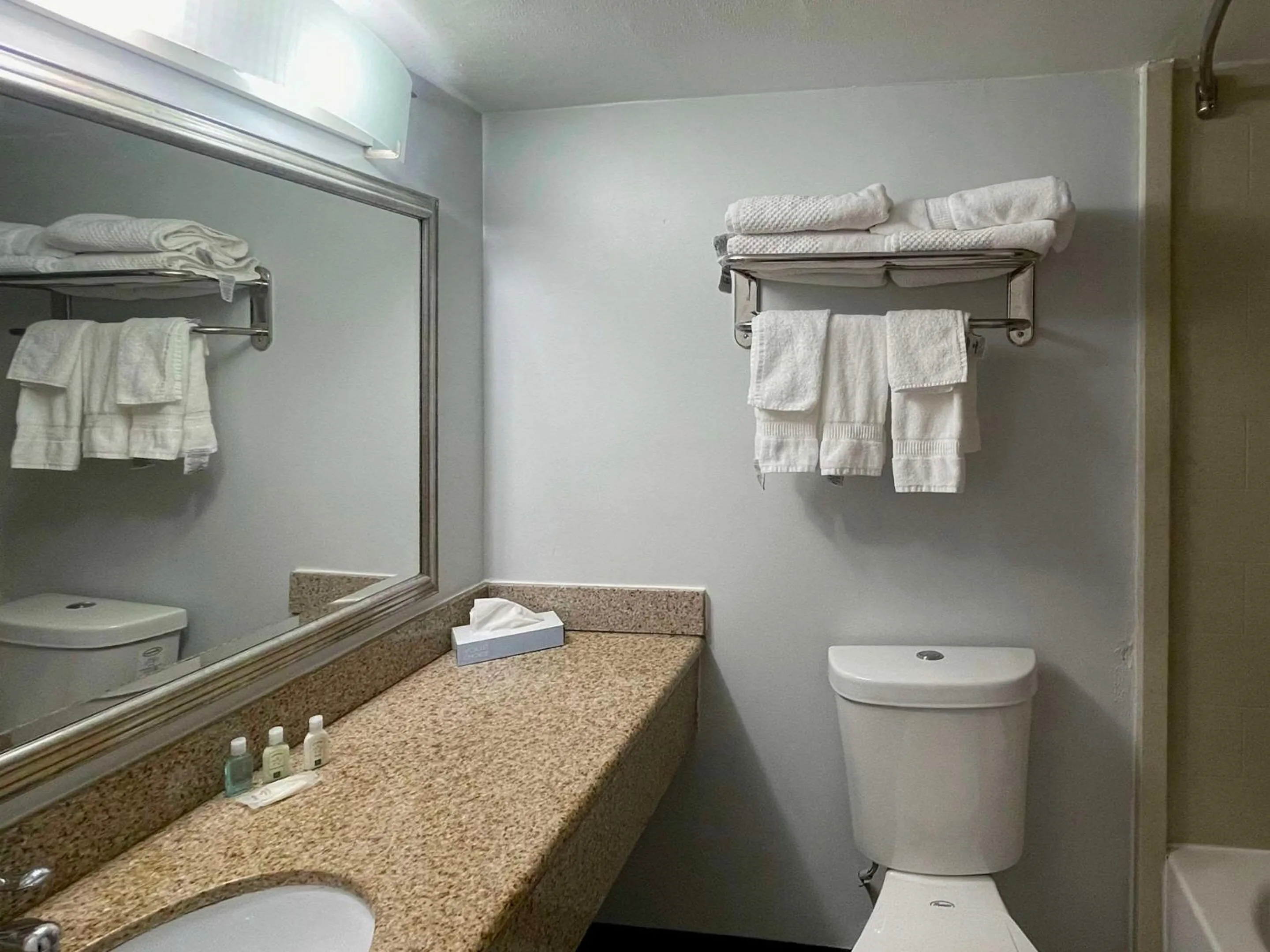 Bathroom in Suburban Studios East Syracuse Carrier Circle