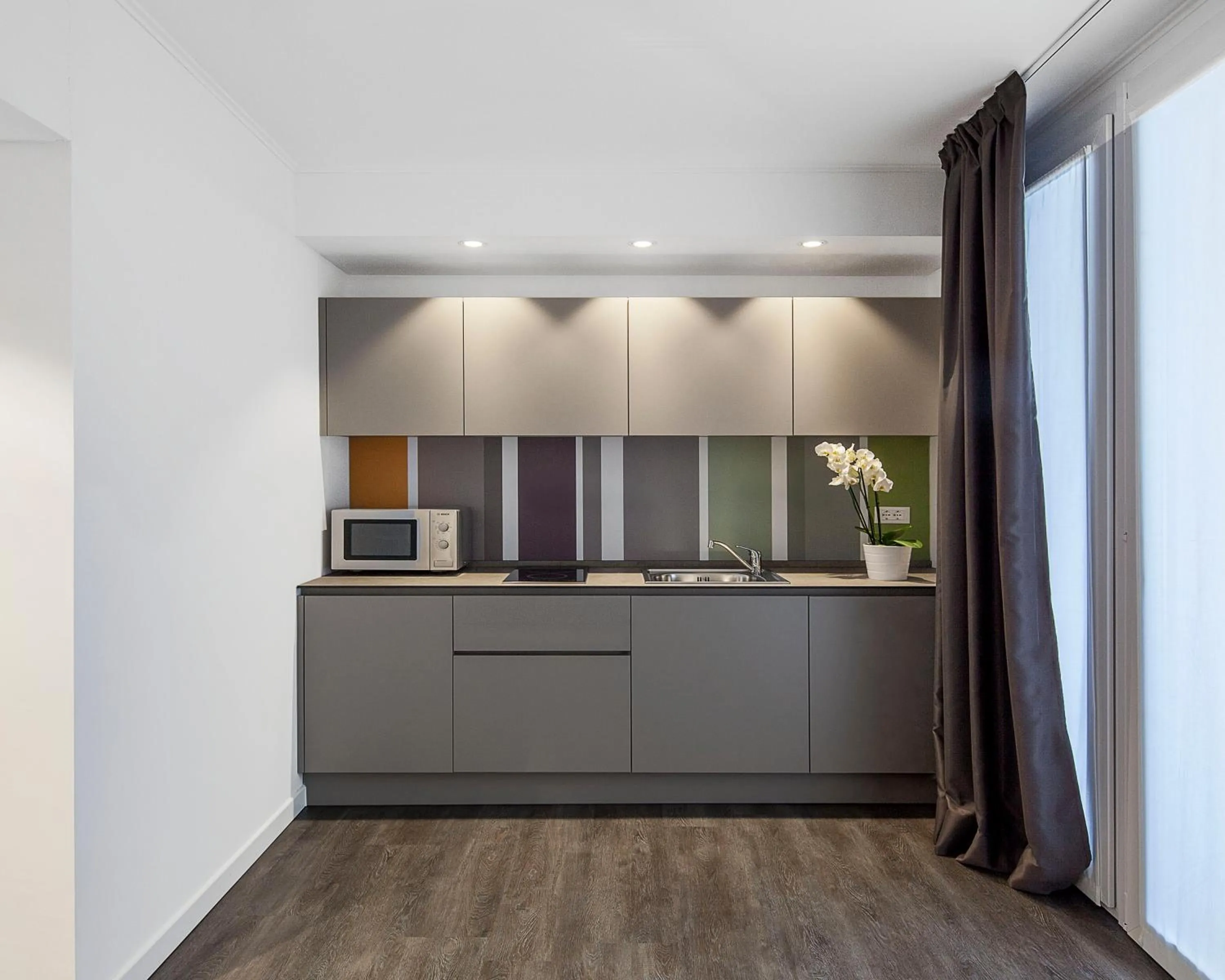 Kitchen or kitchenette in Studio Inn Centrale & Milano Urban Padel
