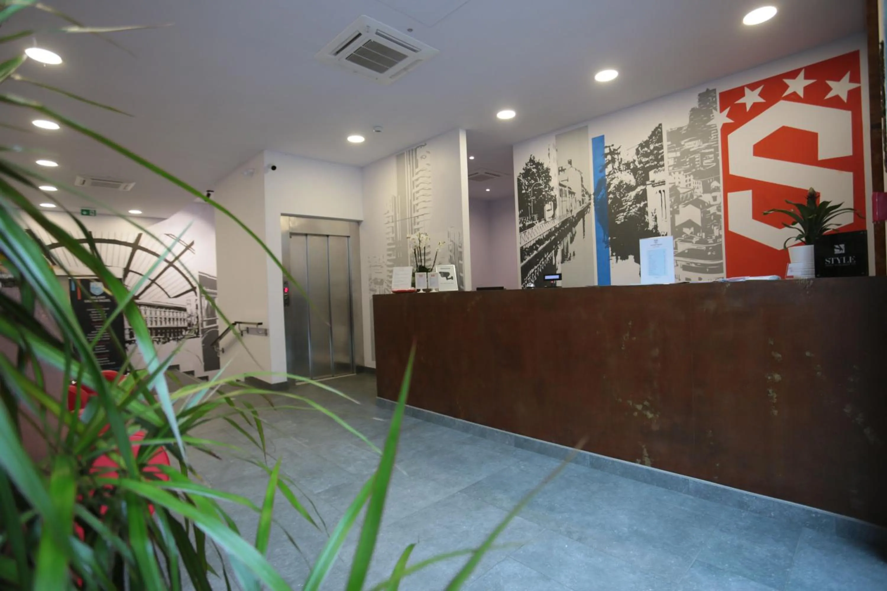 Lobby or reception in Studio Inn Centrale & Milano Urban Padel