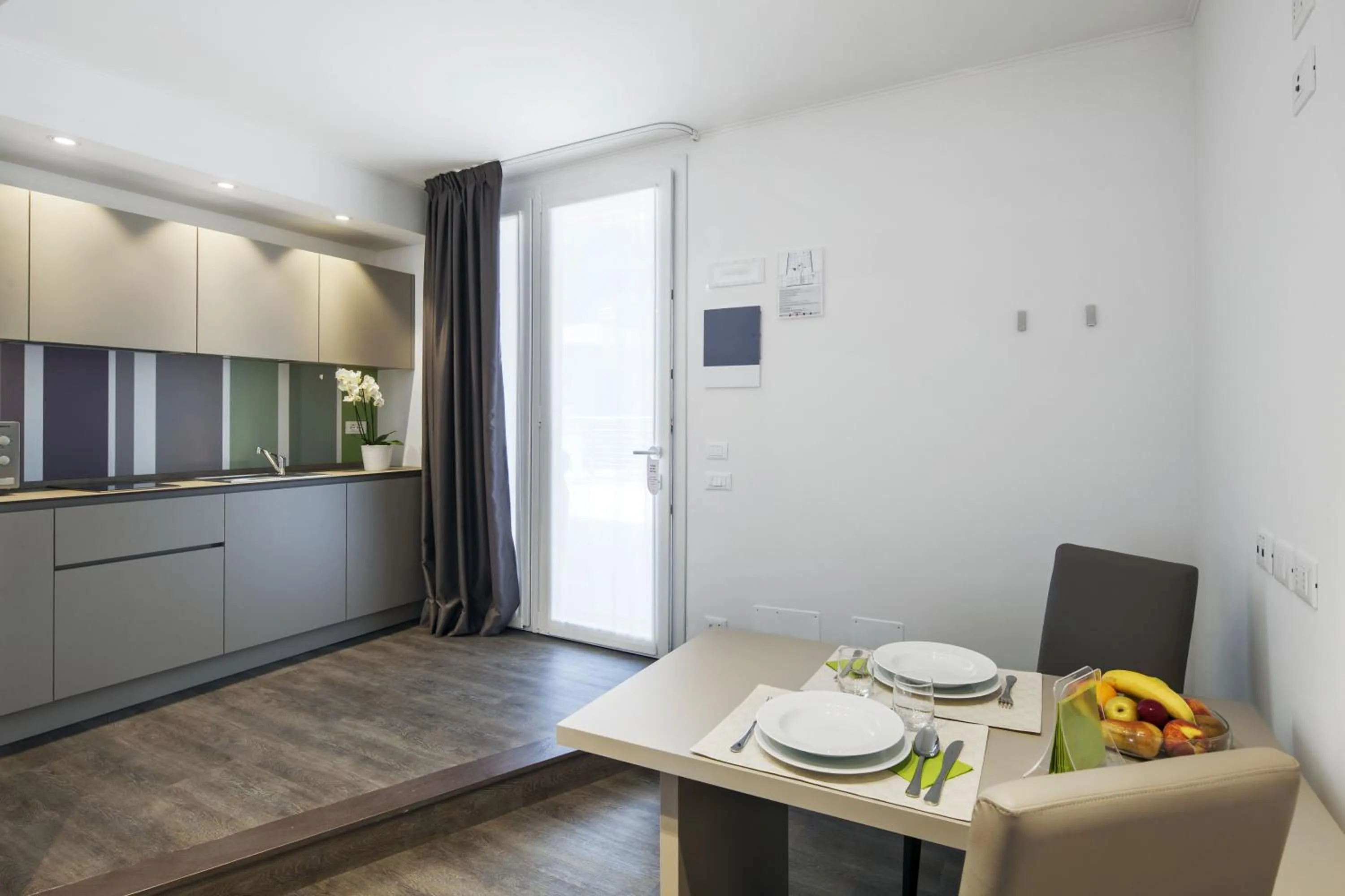 Kitchen or kitchenette in Studio Inn Centrale & Milano Urban Padel