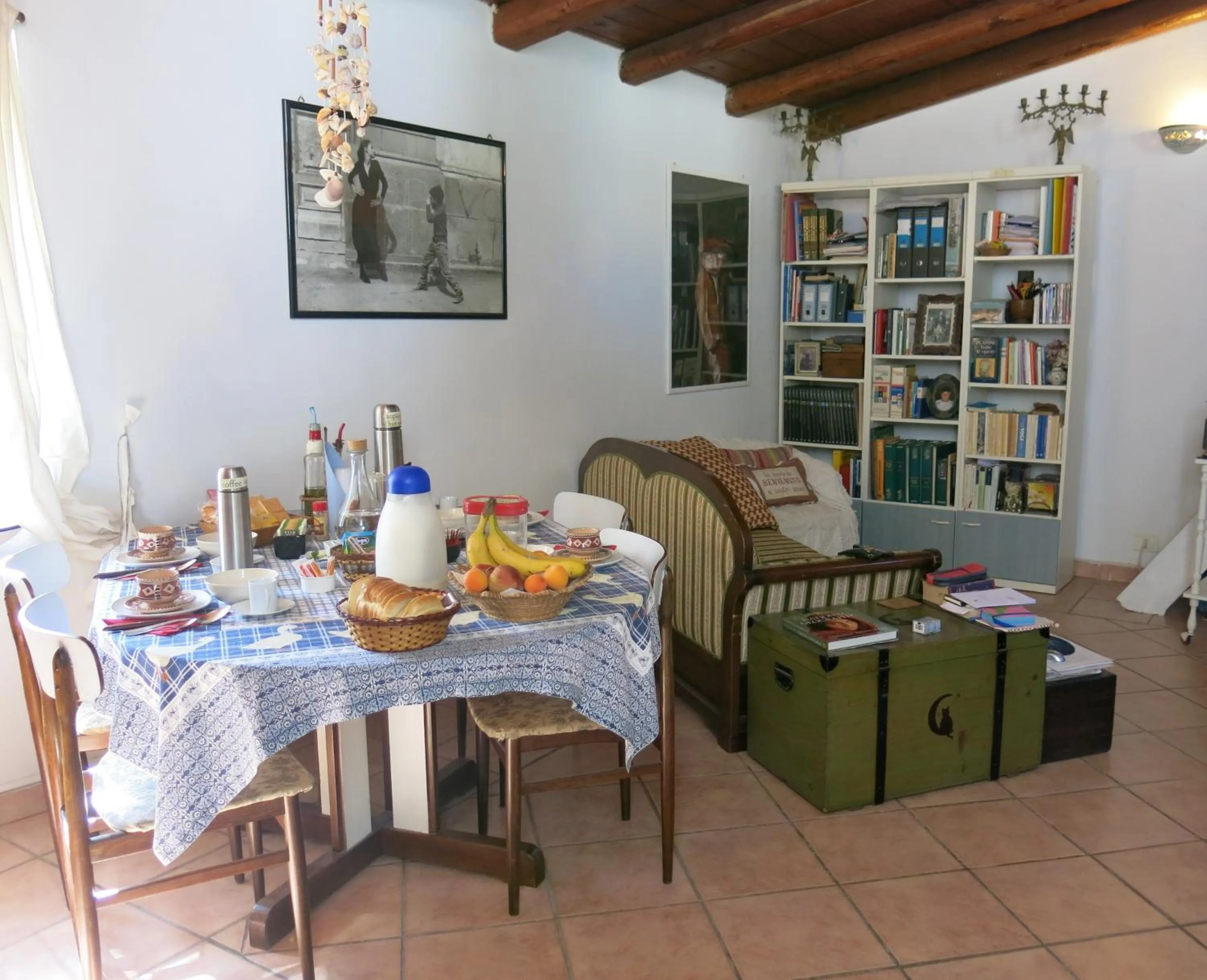 Living room in B&B Spiraglio