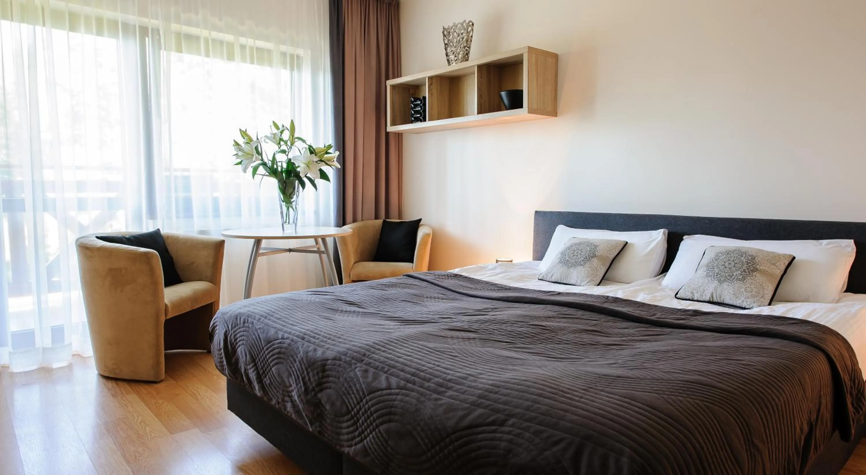 Bed in TeoDorka Med & SPA