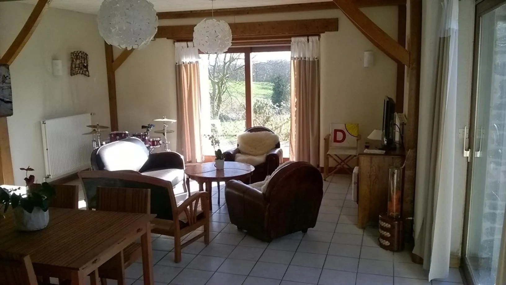 Living room in La P'tit' Fugue