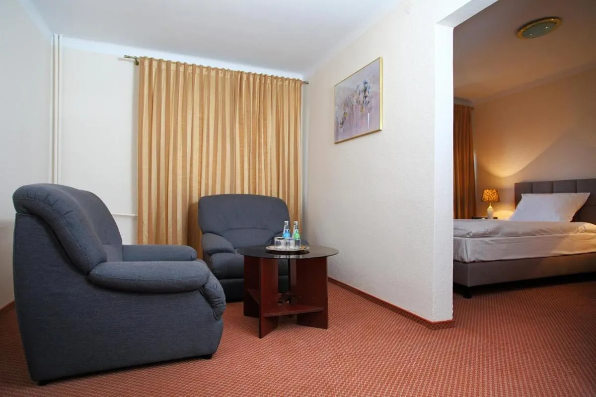 Photo of the whole room, Bed in Inter Hotel