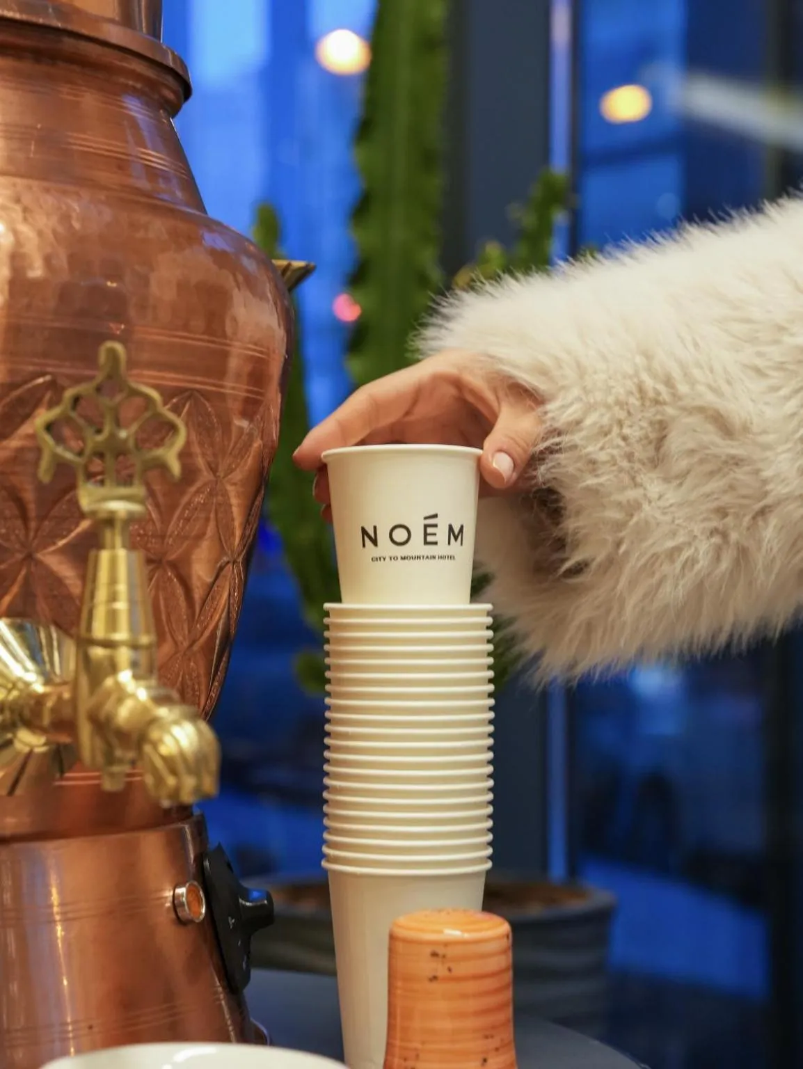 Lobby or reception in Noém Hotel