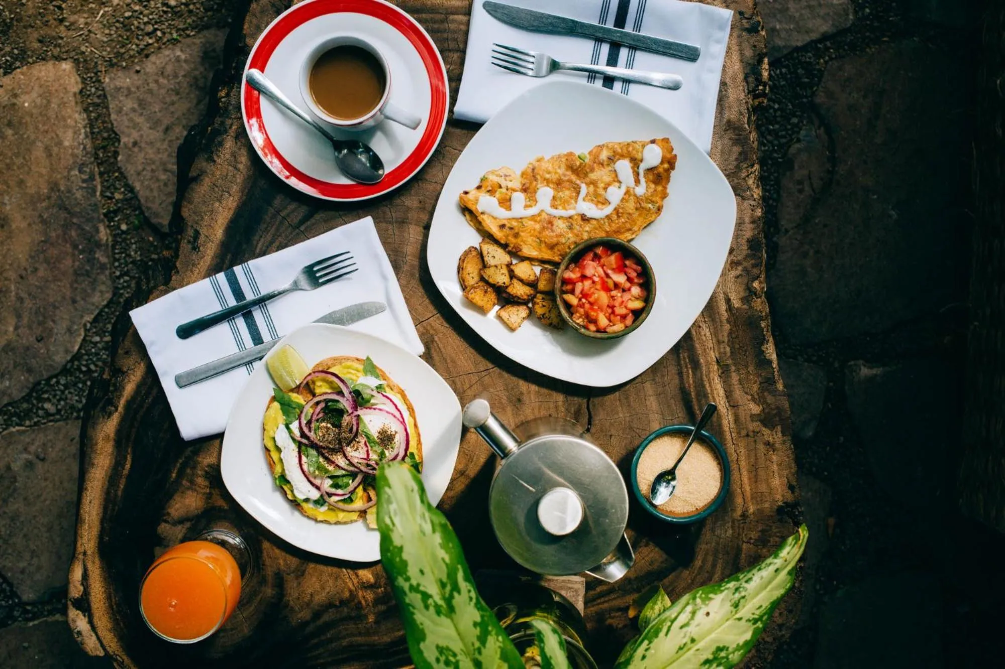 Breakfast in Isleta El Espino Ecolodge