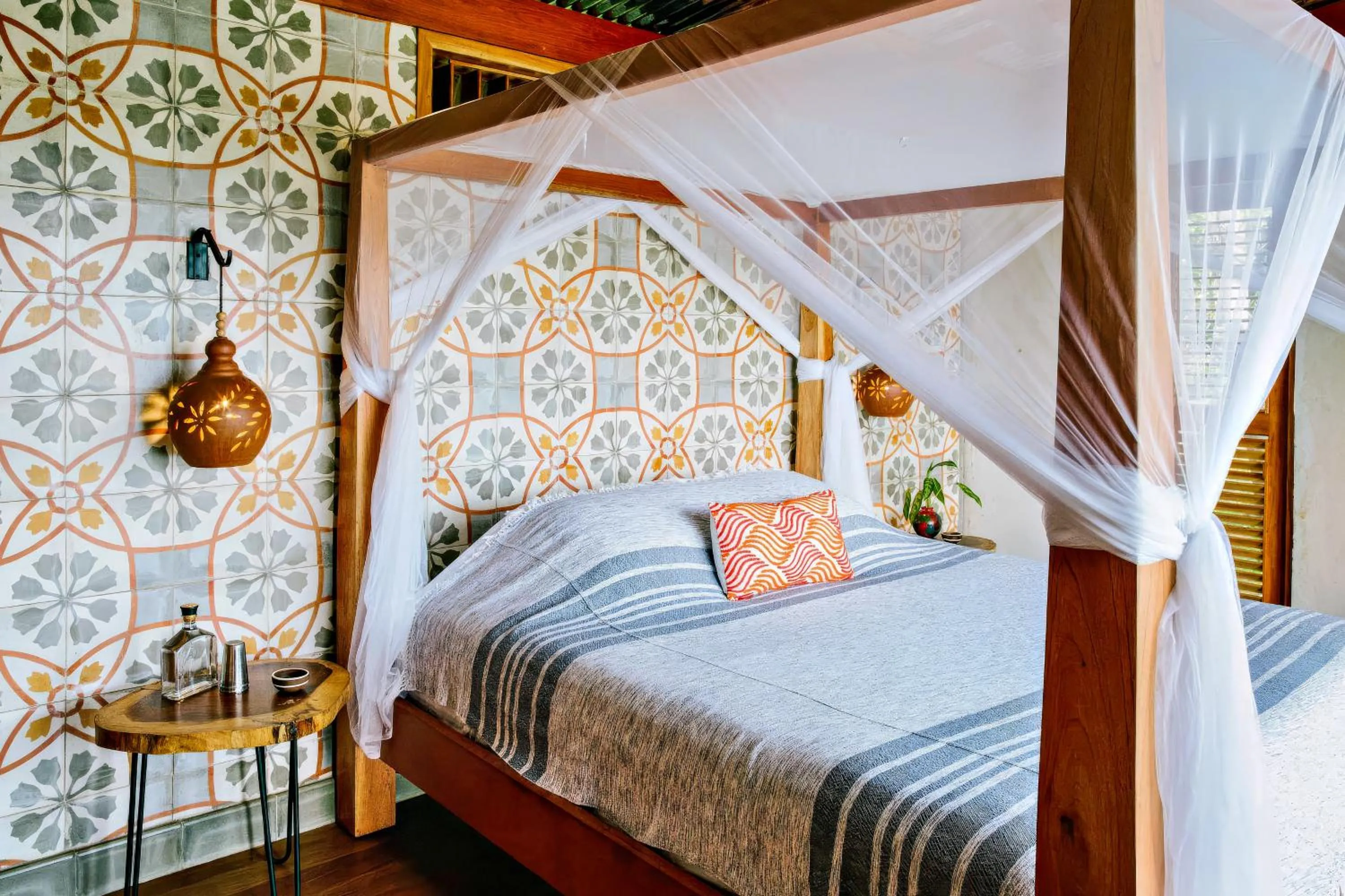 Bed in Isleta El Espino Ecolodge