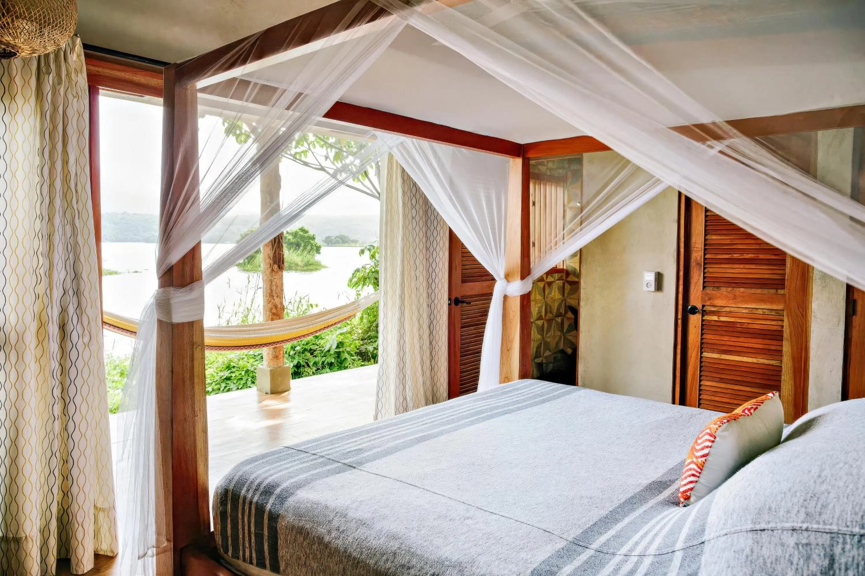 Bed in Isleta El Espino Ecolodge