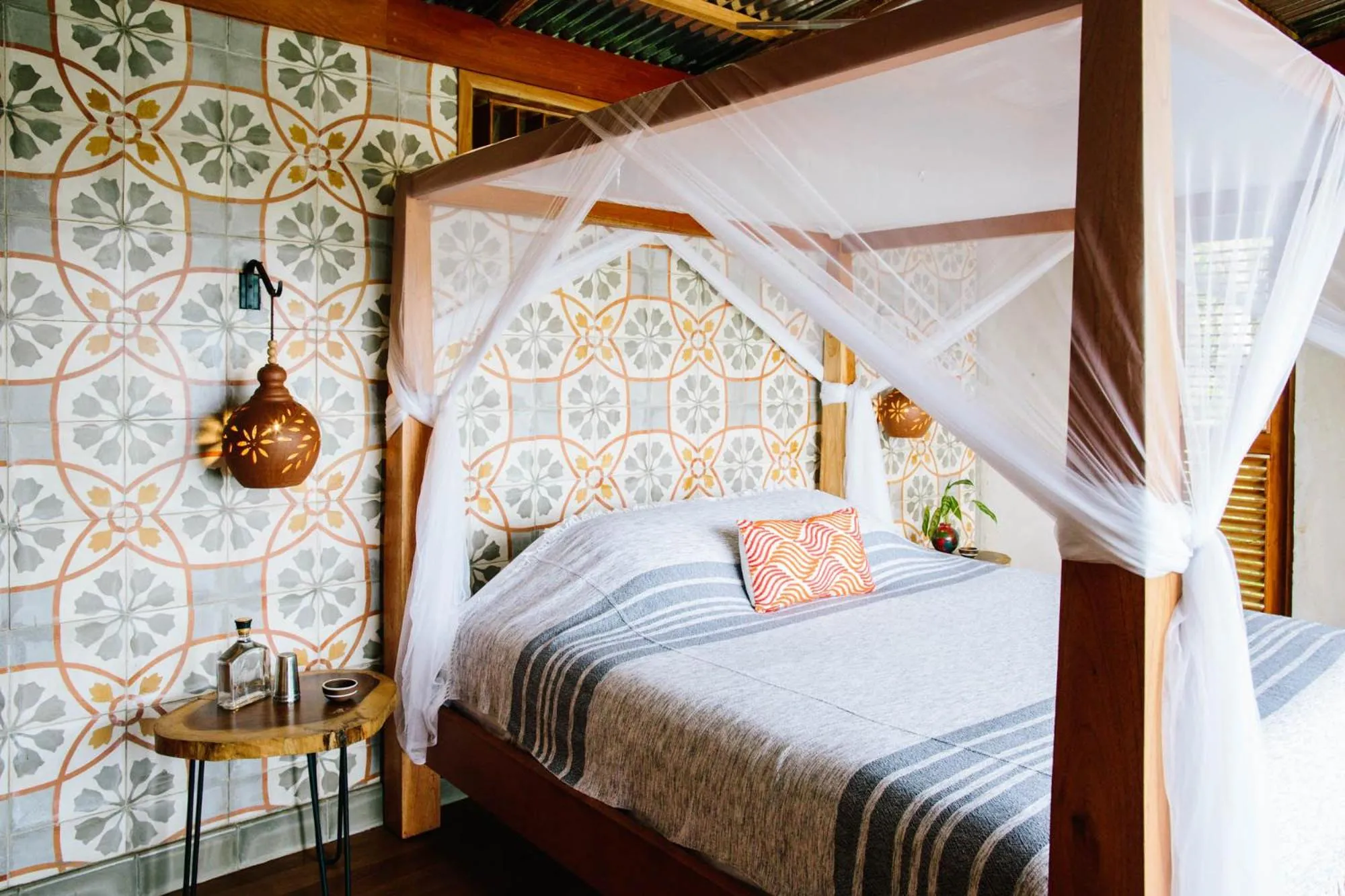 Bed in Isleta El Espino Ecolodge