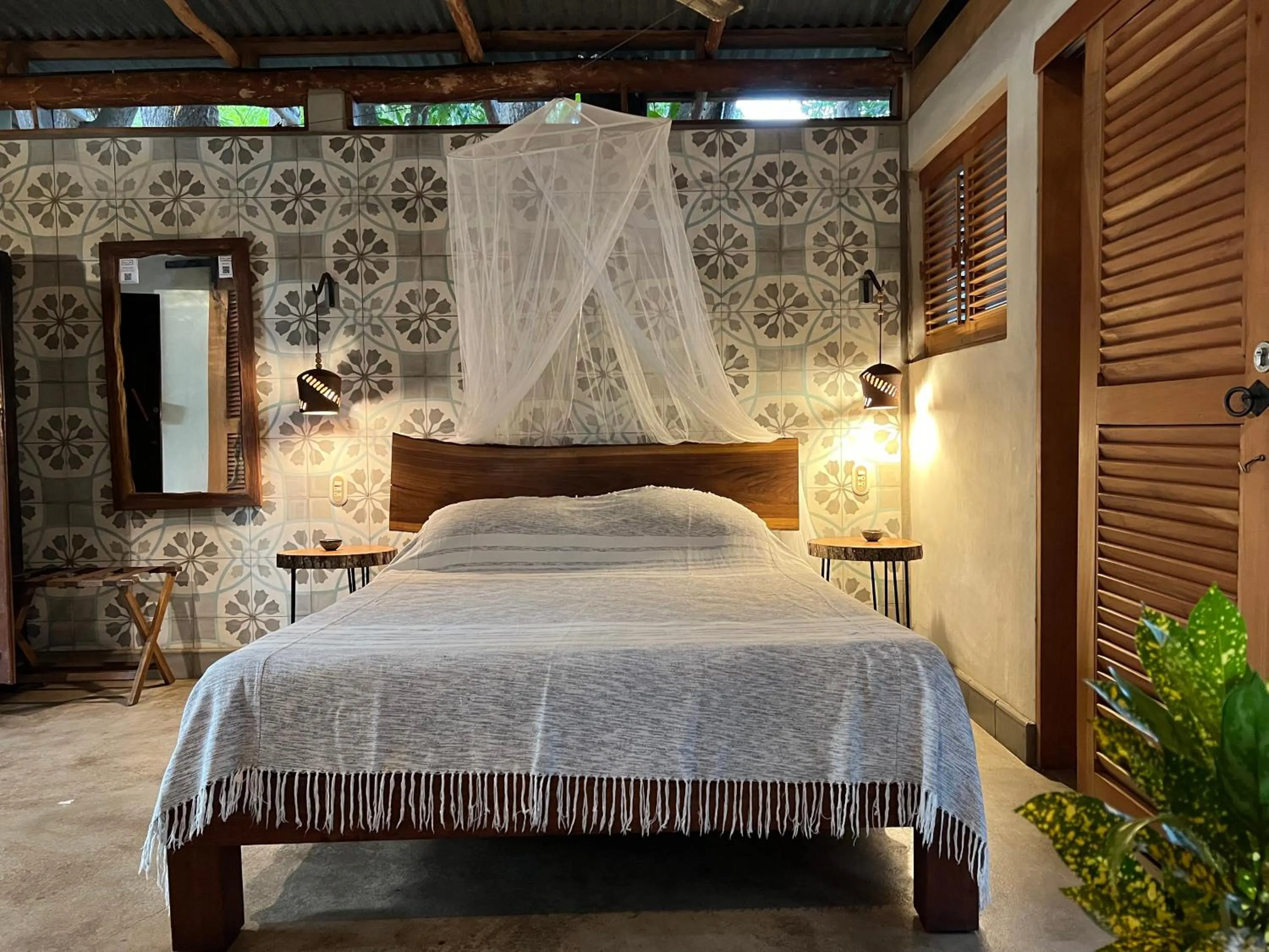 Bed in Isleta El Espino Ecolodge