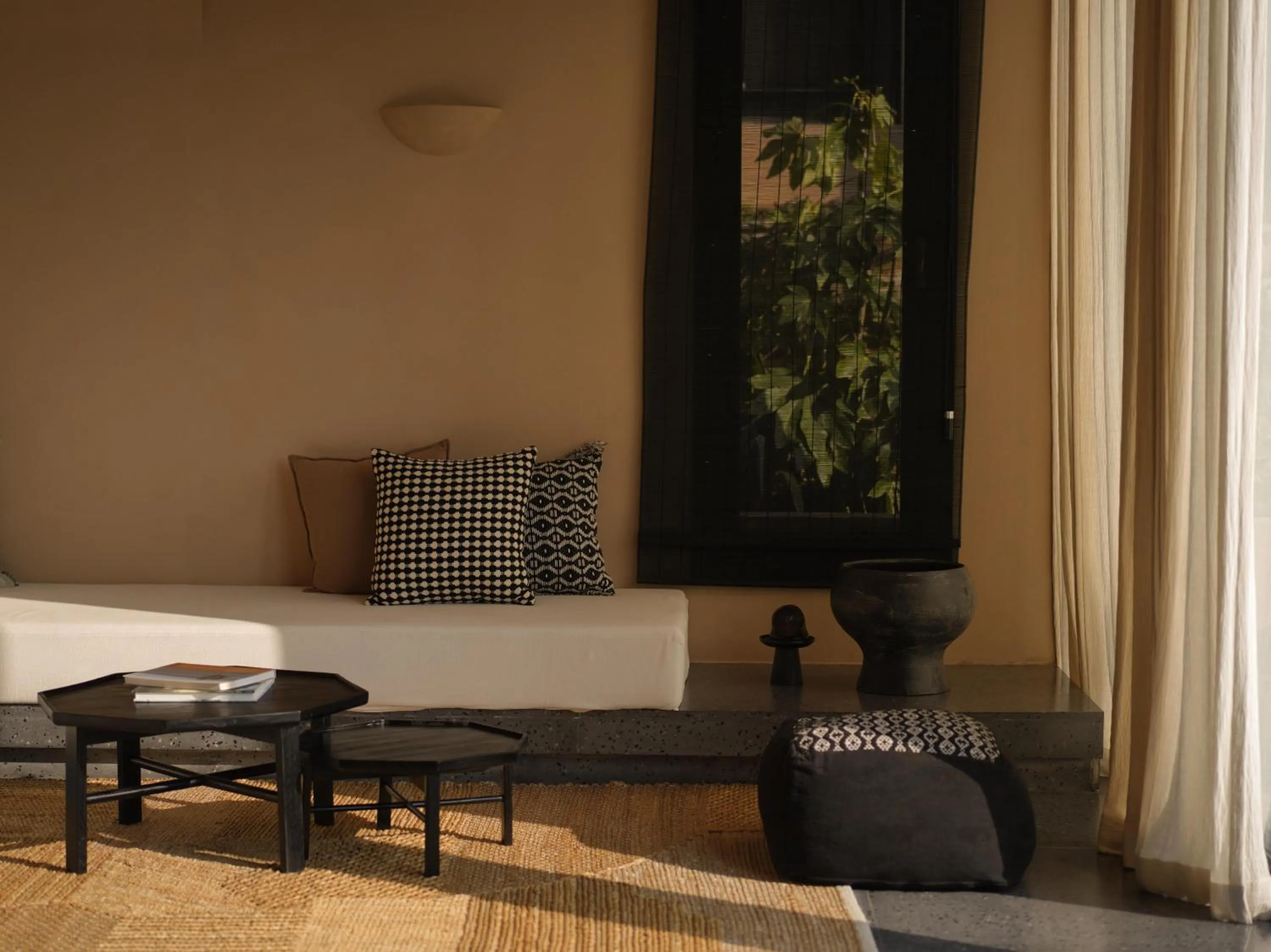 Living room in Anji ke gamer wild luxury Resort villa