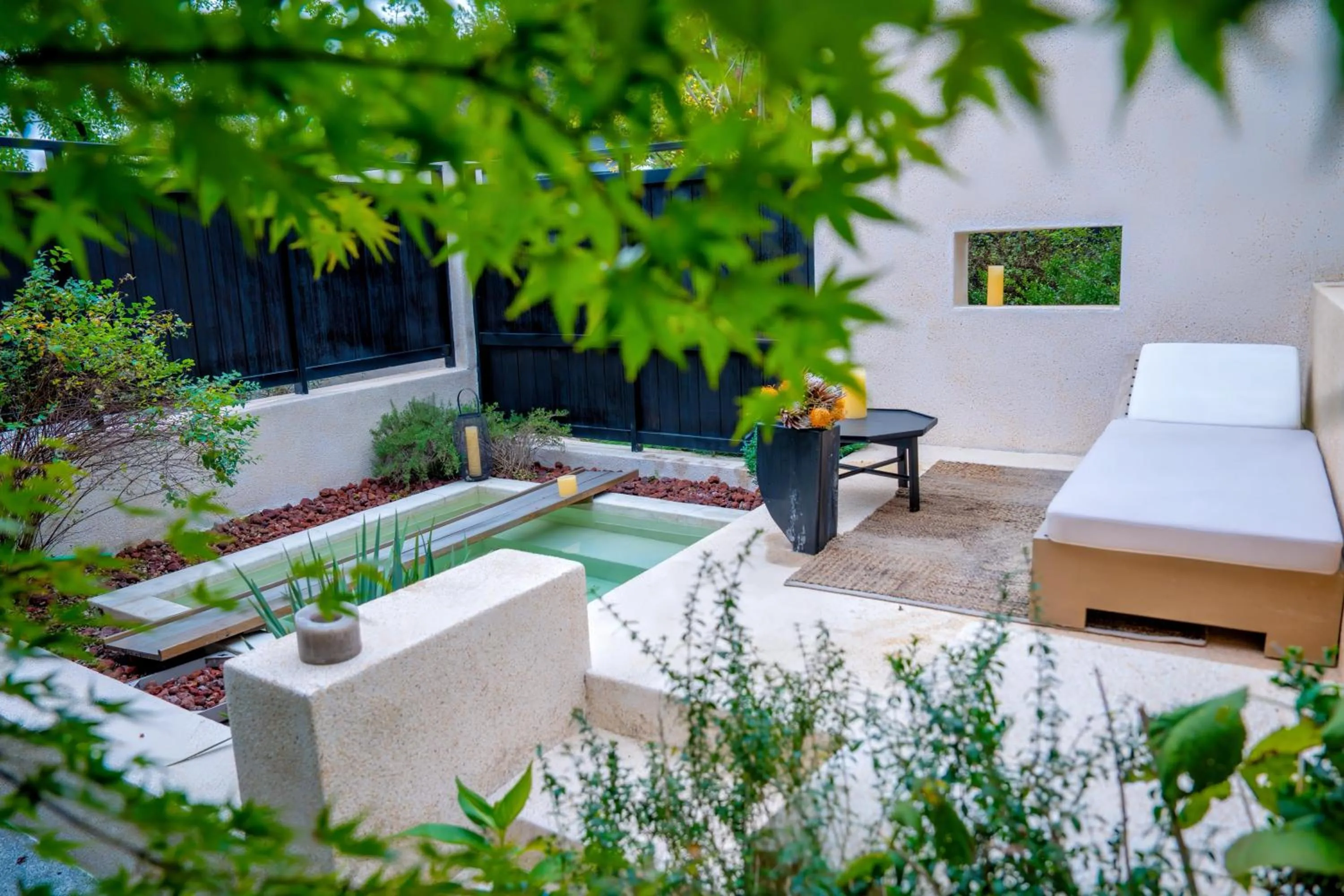 Open Air Bath in Anji ke gamer wild luxury Resort villa