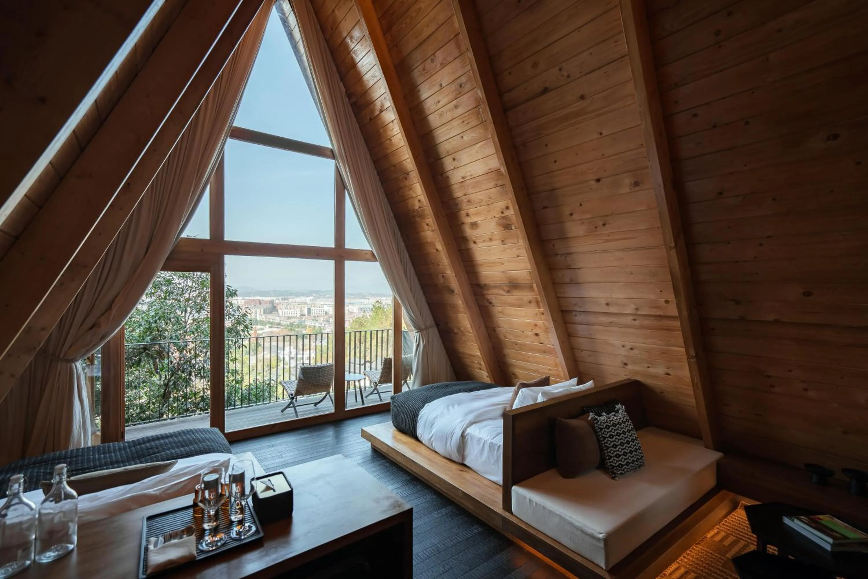 Bed in Anji ke gamer wild luxury Resort villa