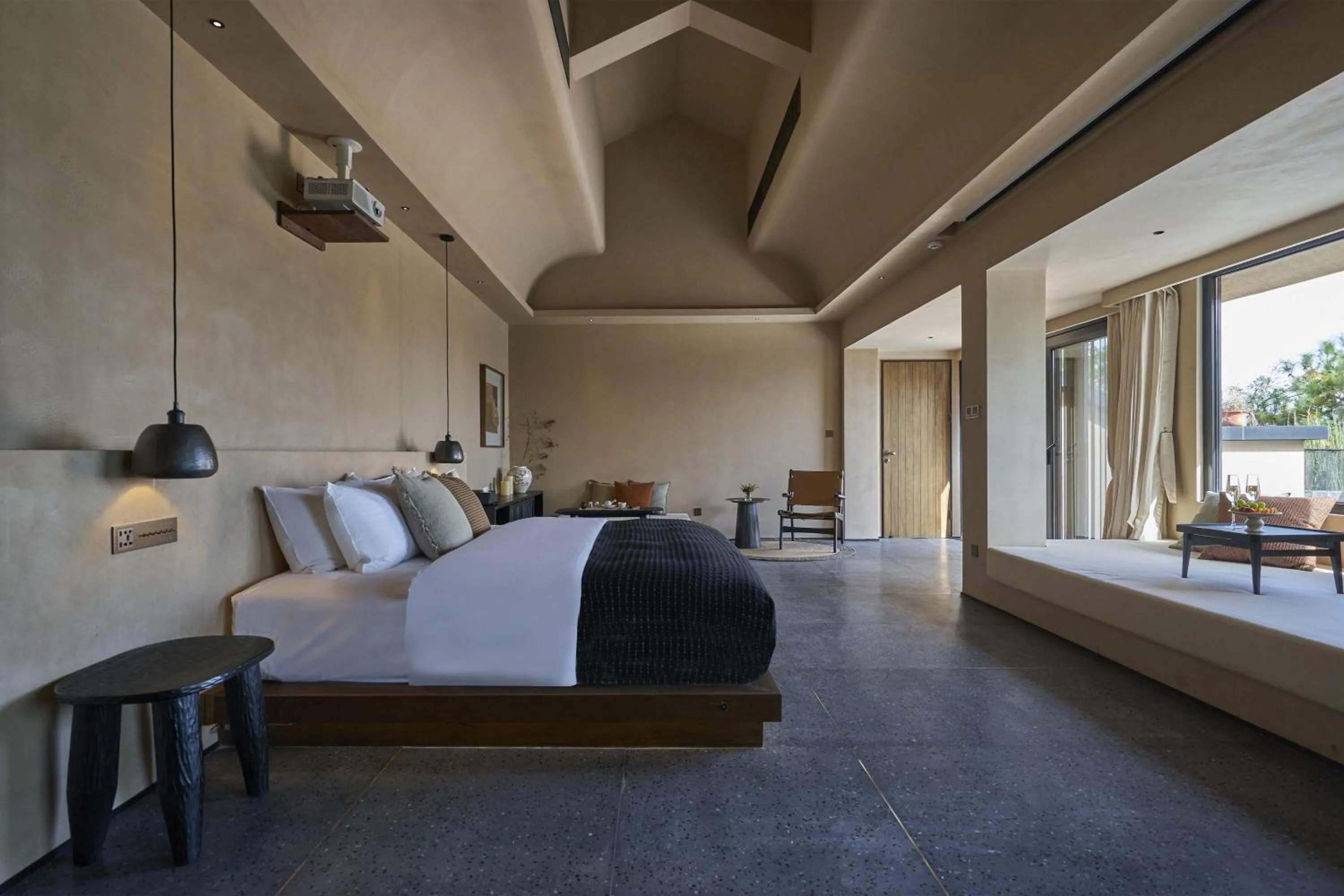 Bed in Anji ke gamer wild luxury Resort villa