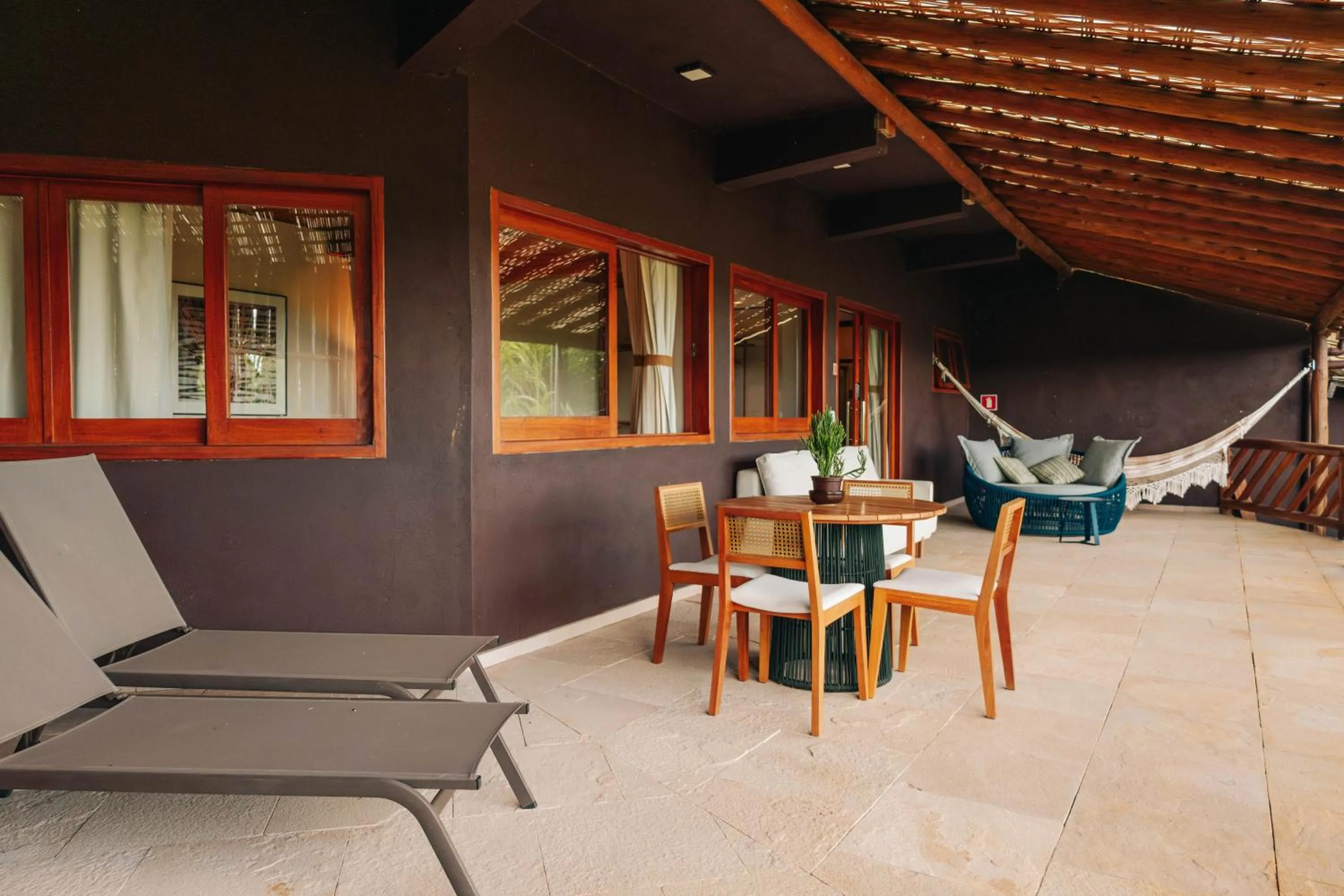 Patio in Chocolate Hotel