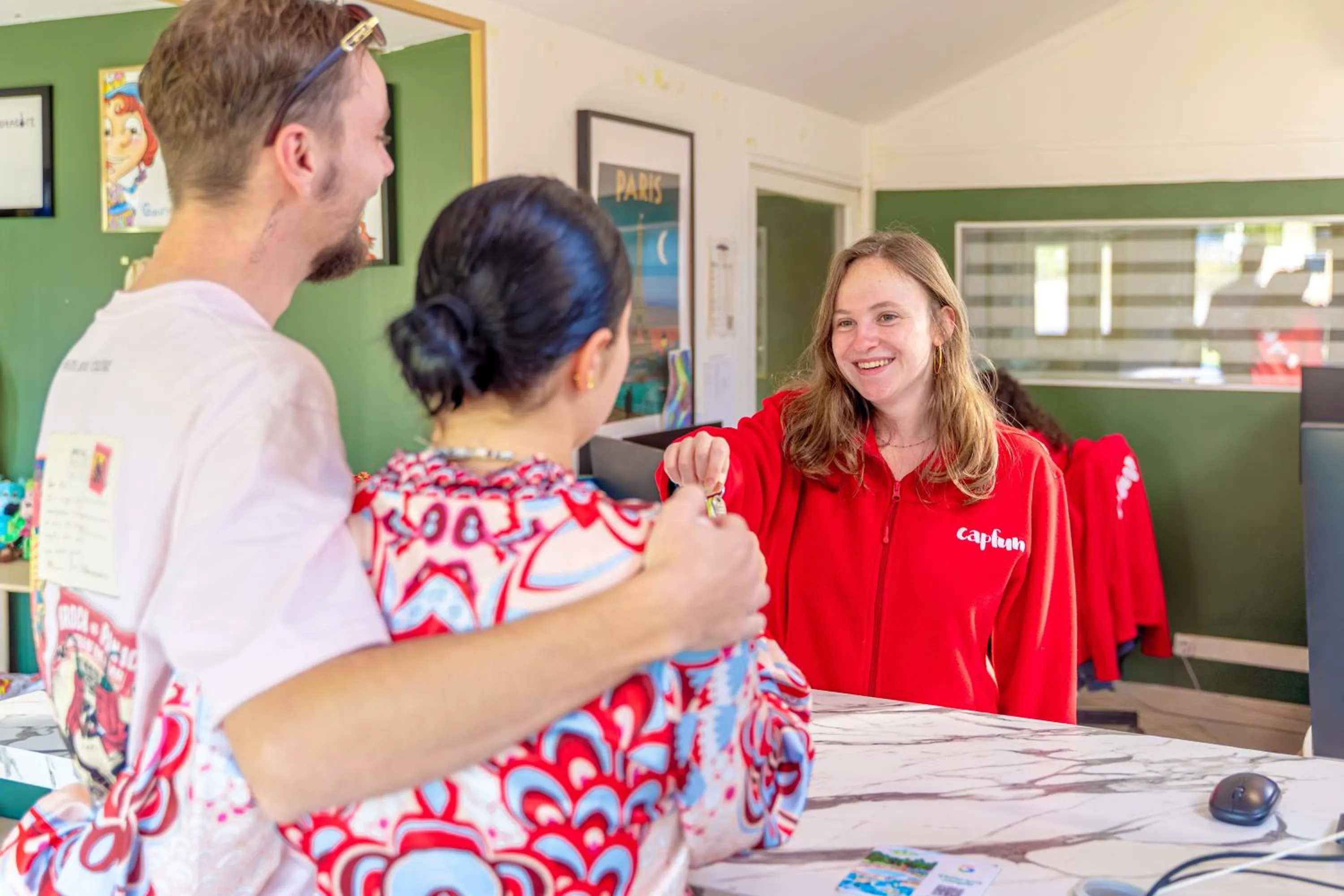Lobby or reception in Camping Le Parc de Paris