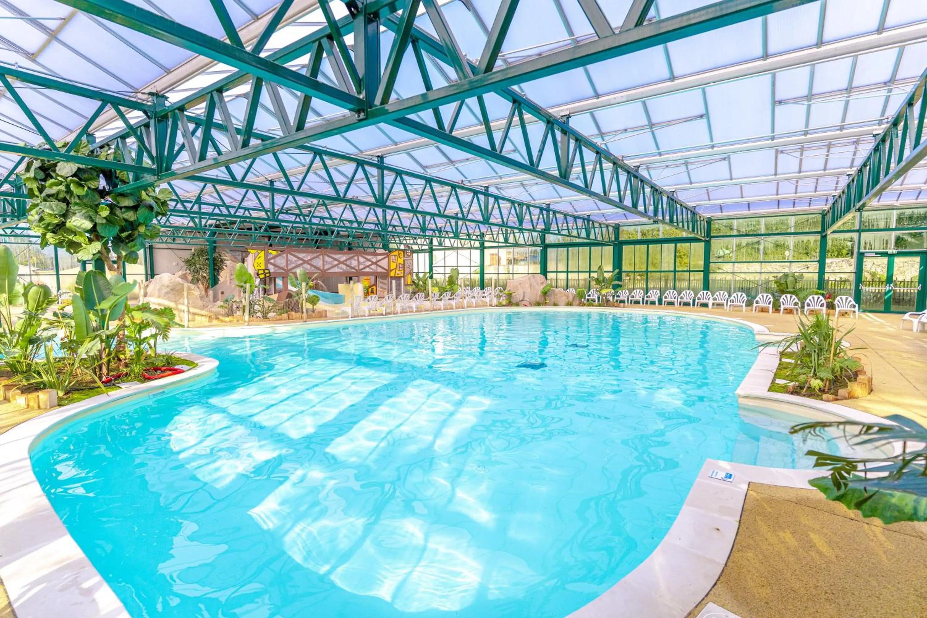 Aqua park in Camping Le Parc de Paris