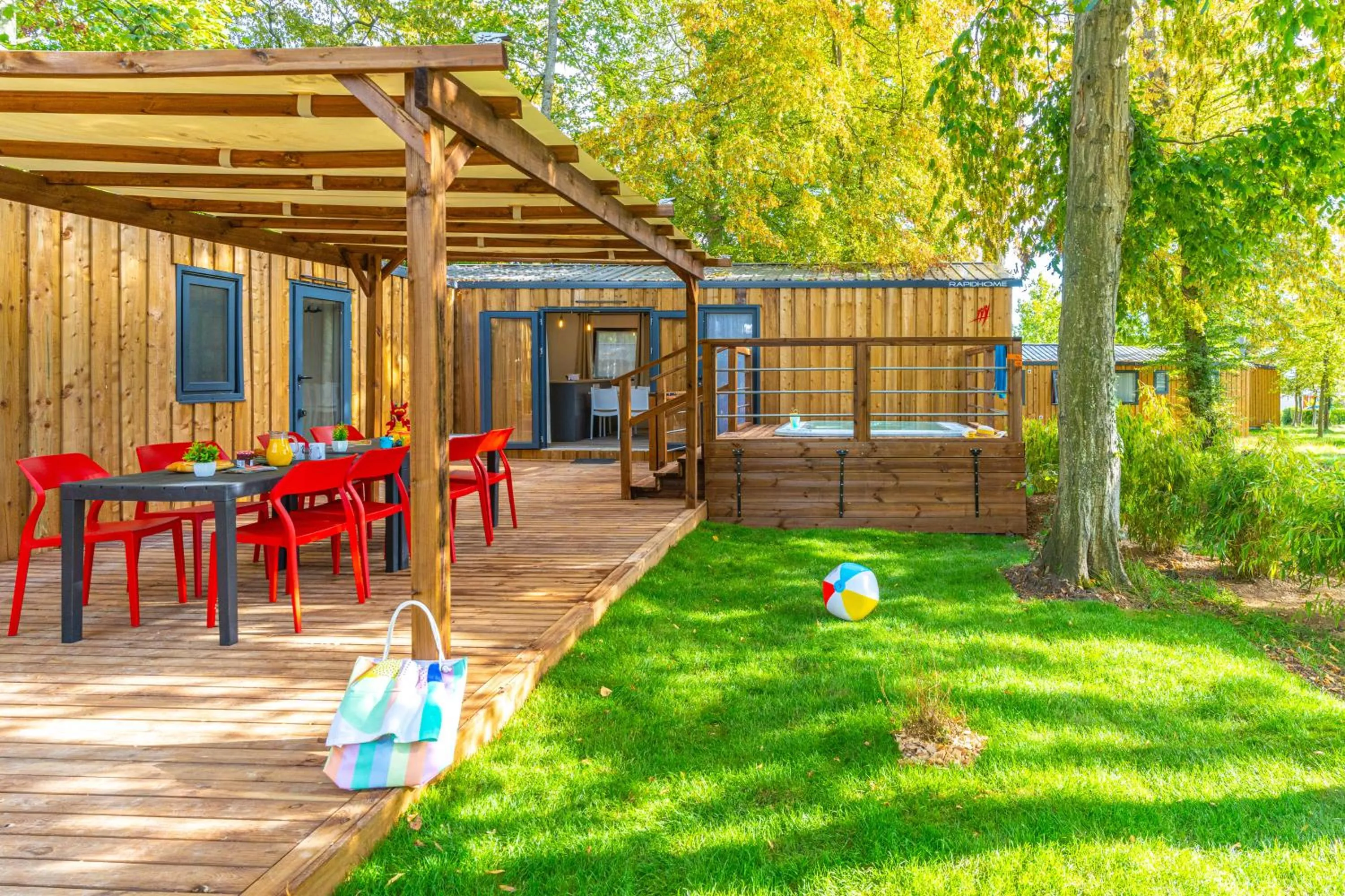 Patio in Camping Le Parc de Paris