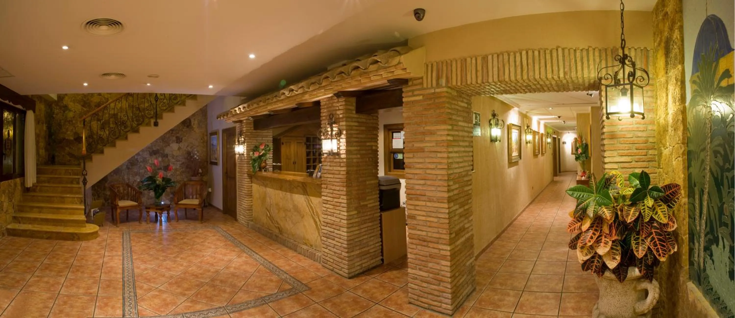 Lobby or reception in Hostal La Posada