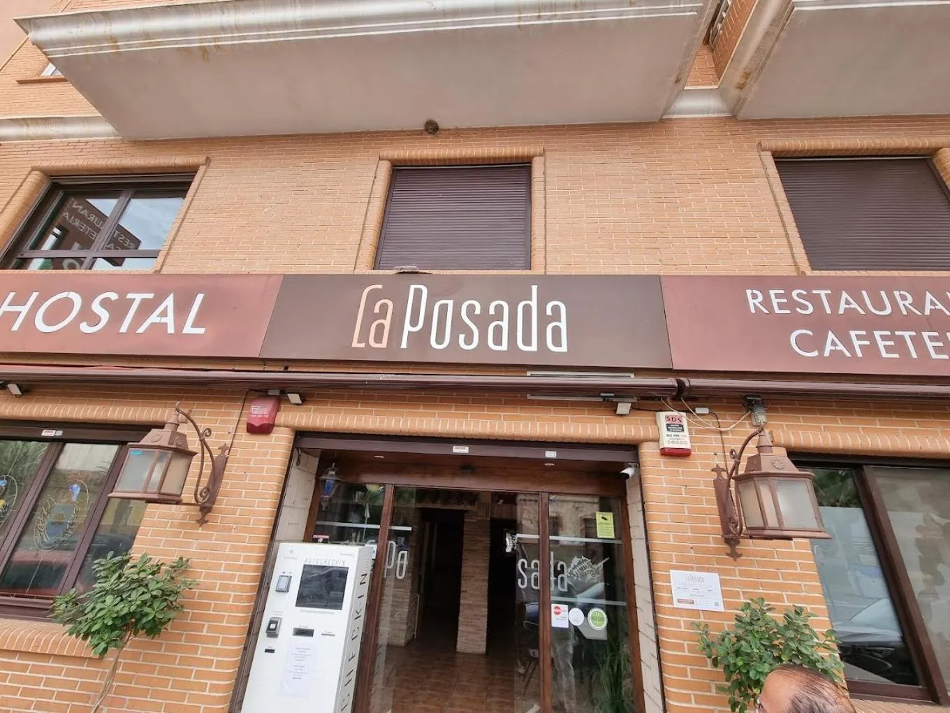Facade/entrance in Hostal La Posada