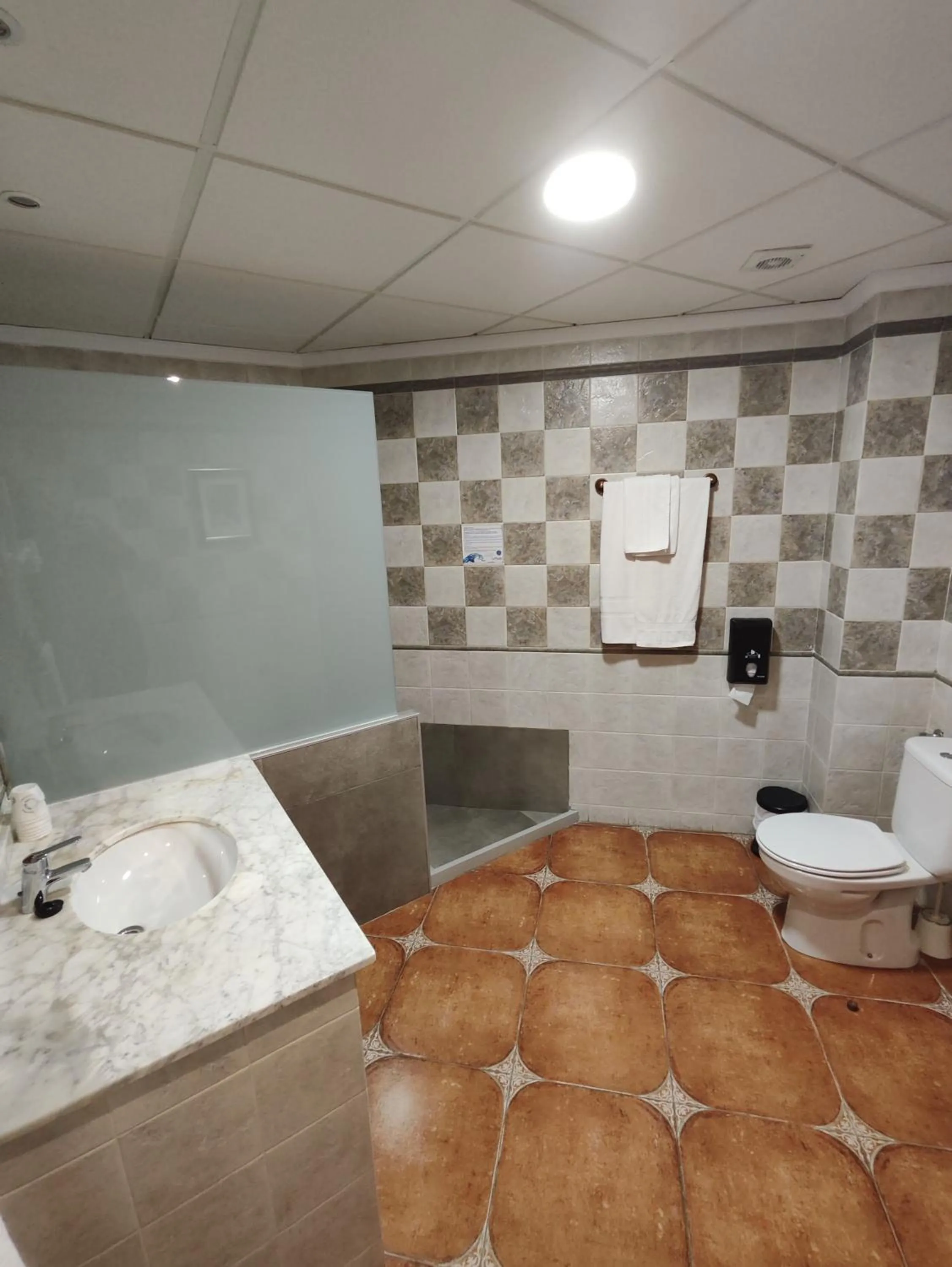 Toilet in Hostal La Posada