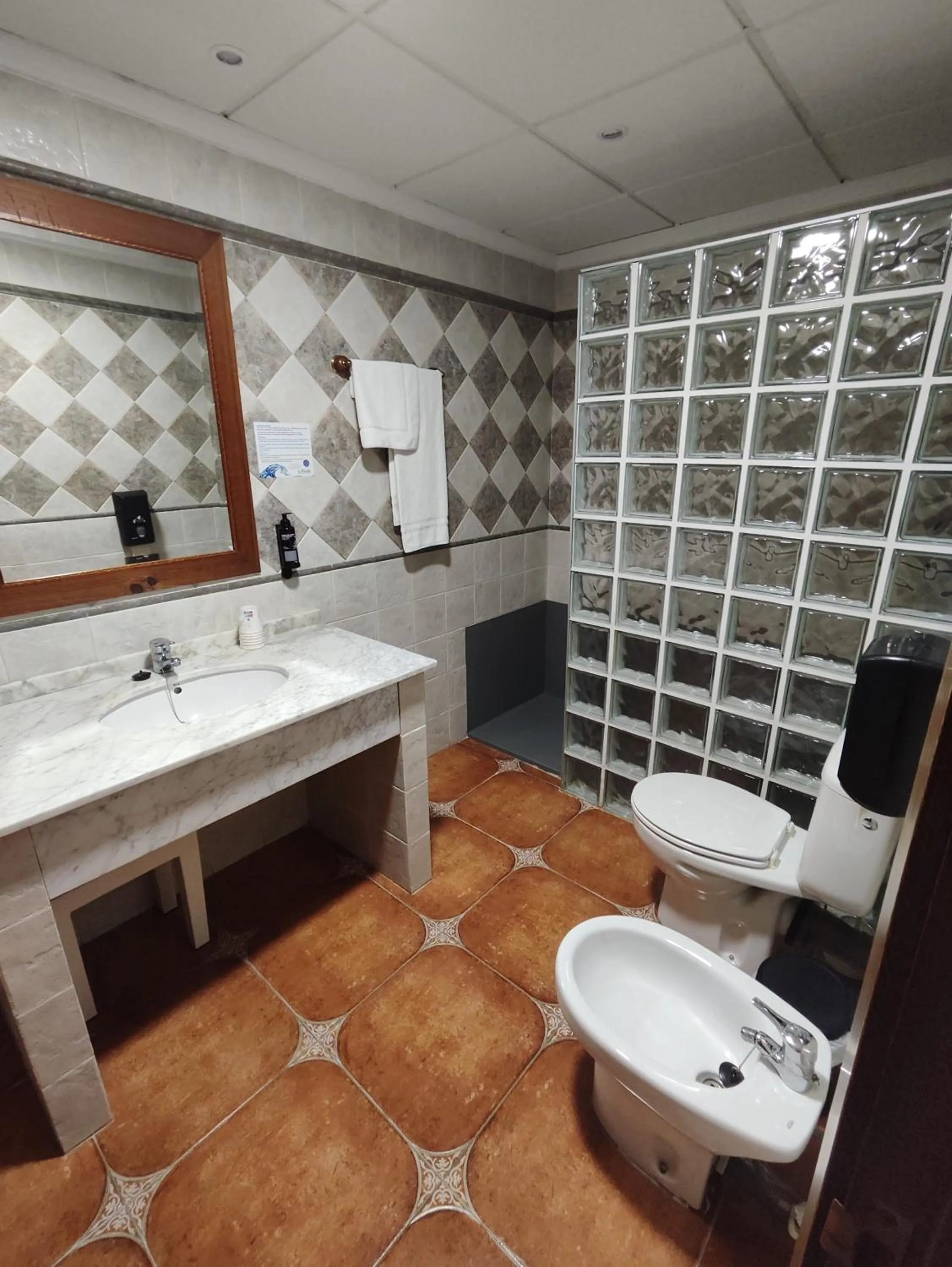 Bathroom in Hostal La Posada