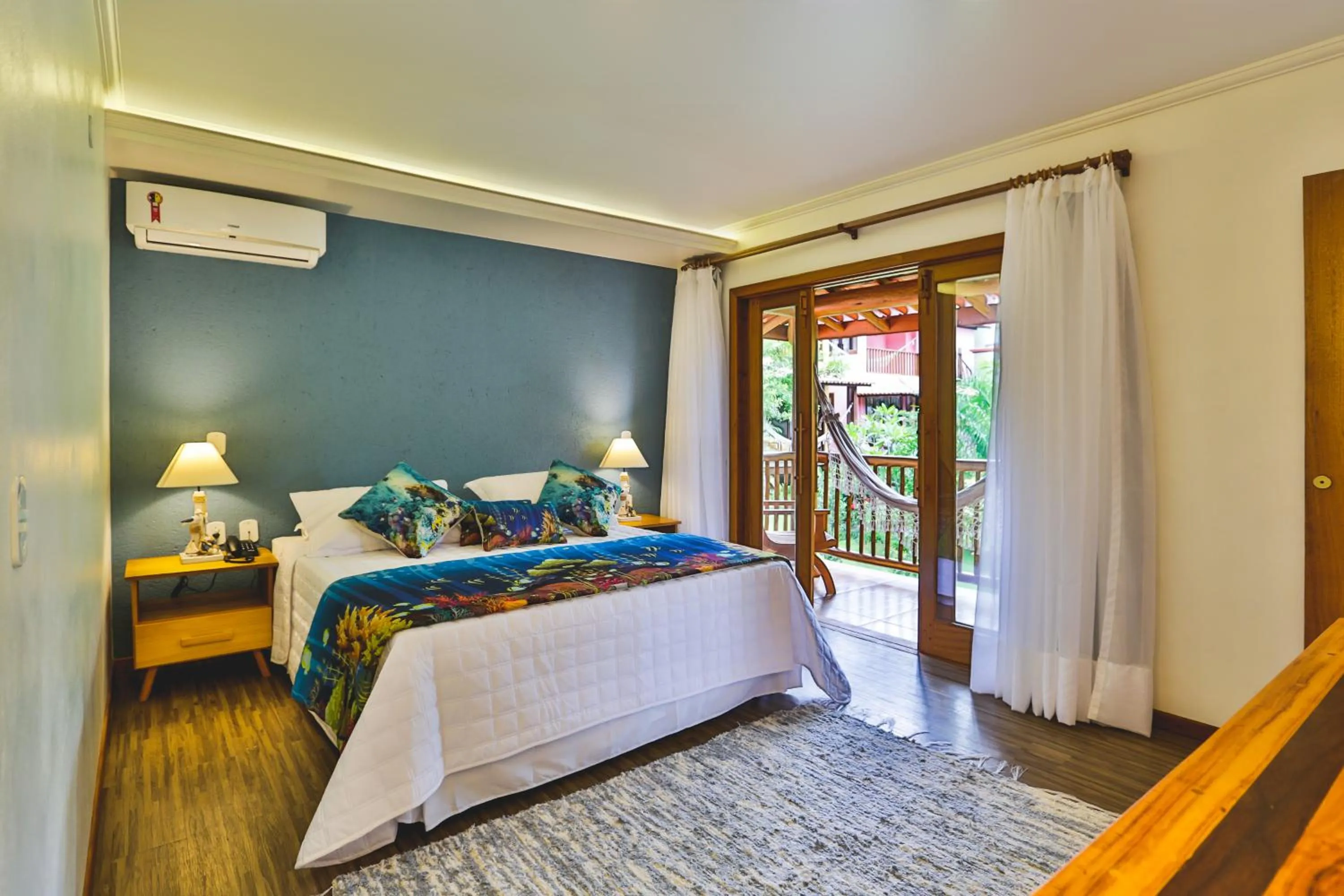 Bed in Paraíso Ecológico Pousada & SPA