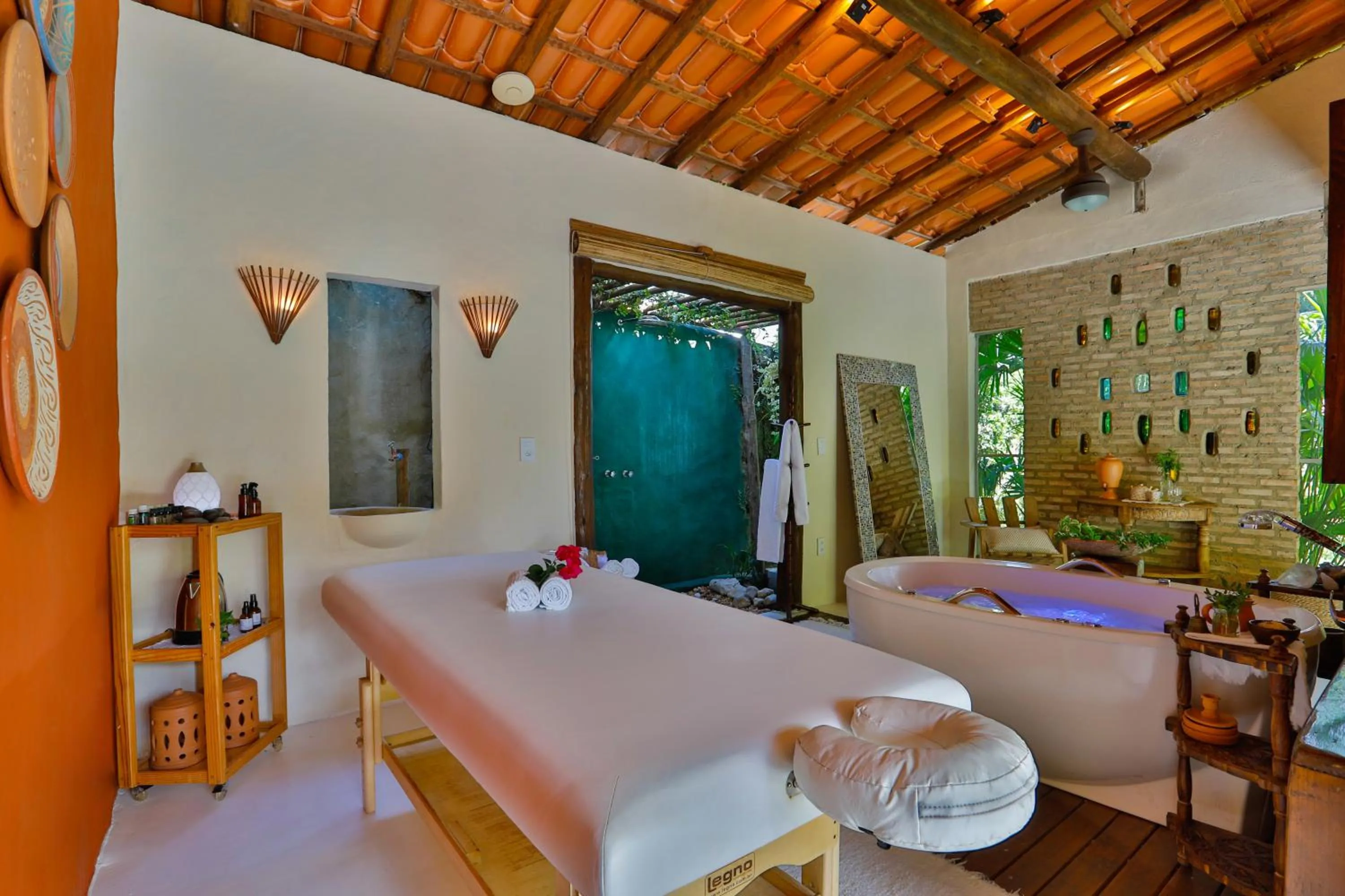 Shower in Paraíso Ecológico Pousada & SPA