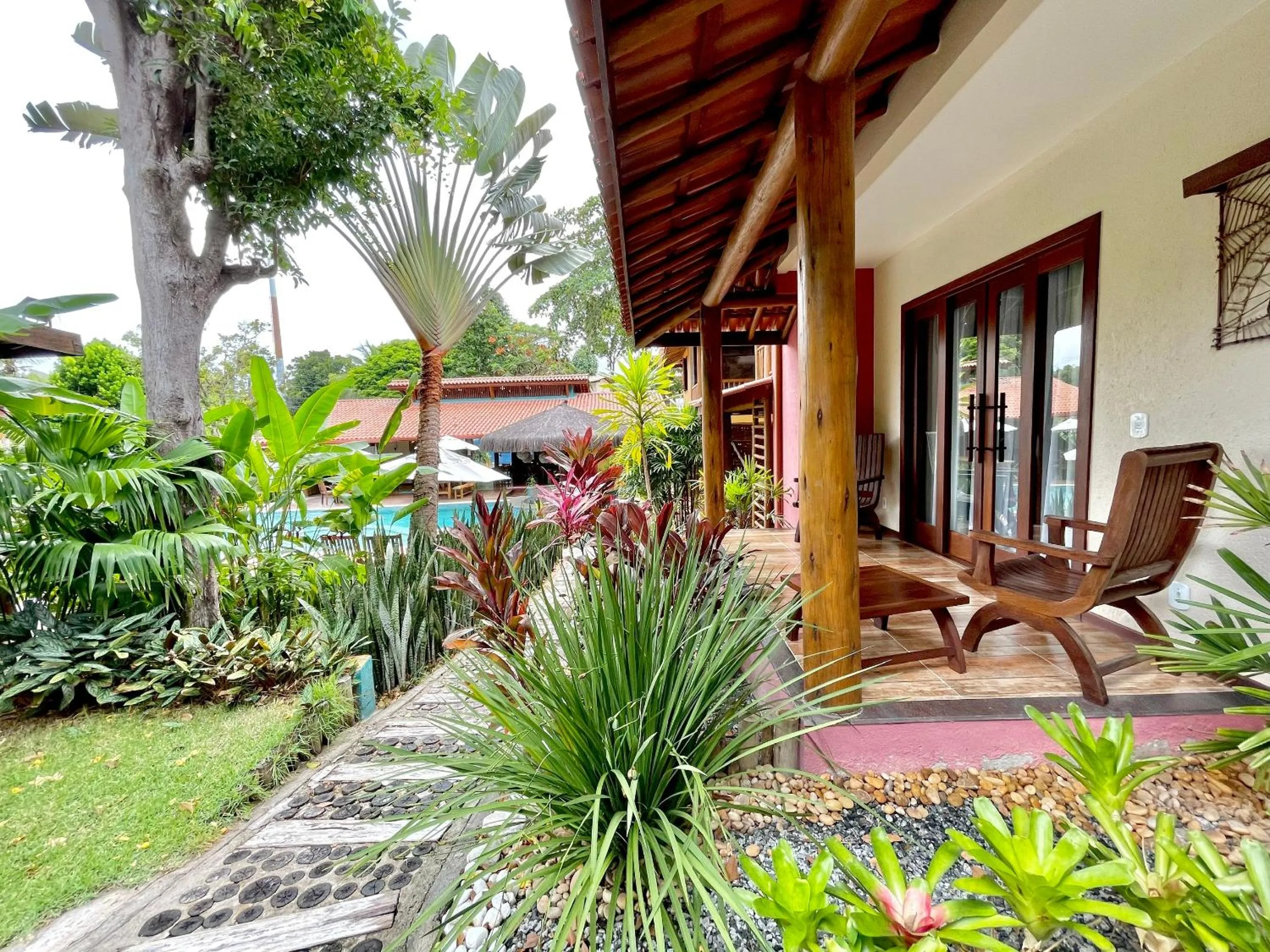 Patio in Paraíso Ecológico Pousada & SPA