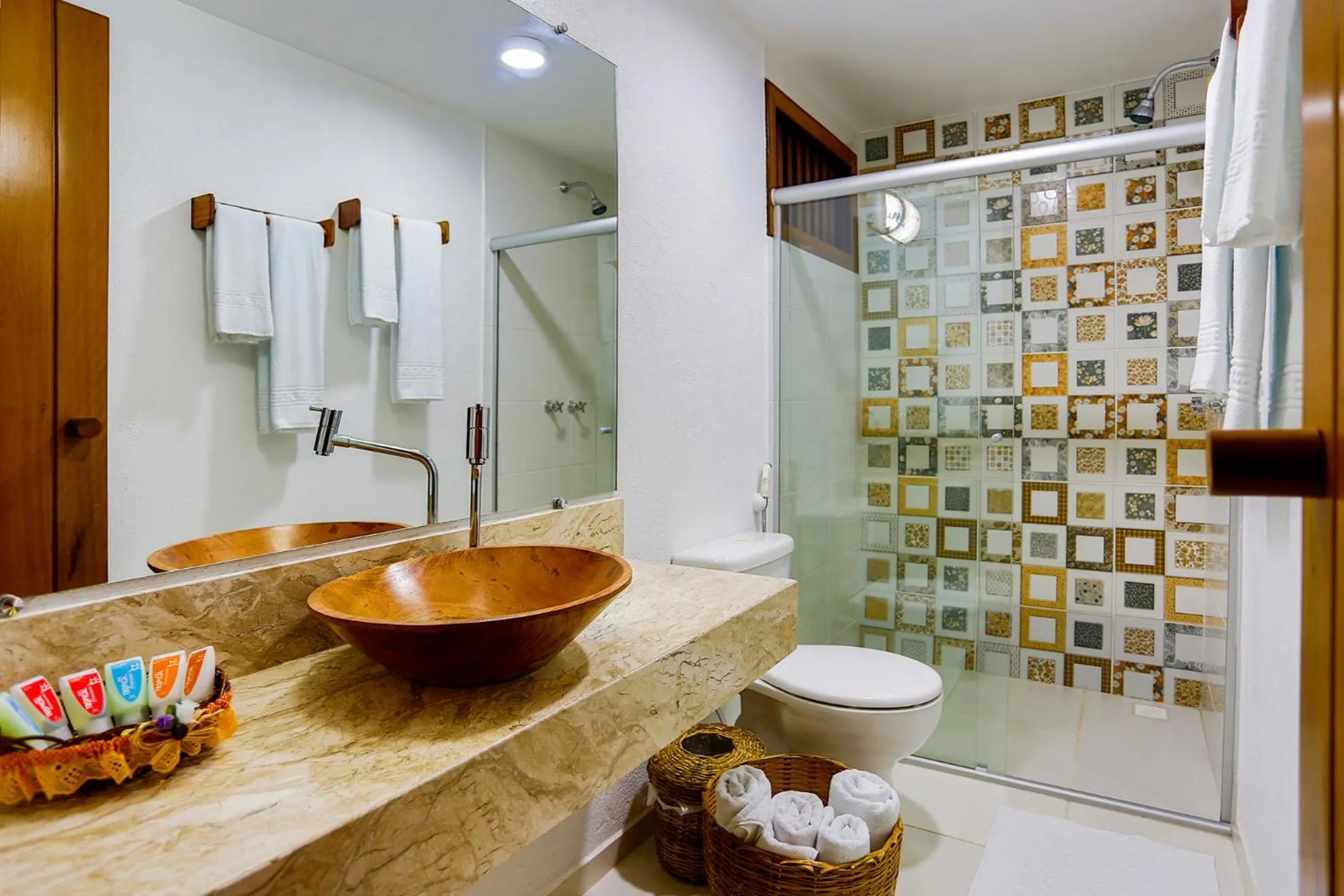 Bathroom in Paraíso Ecológico Pousada & SPA